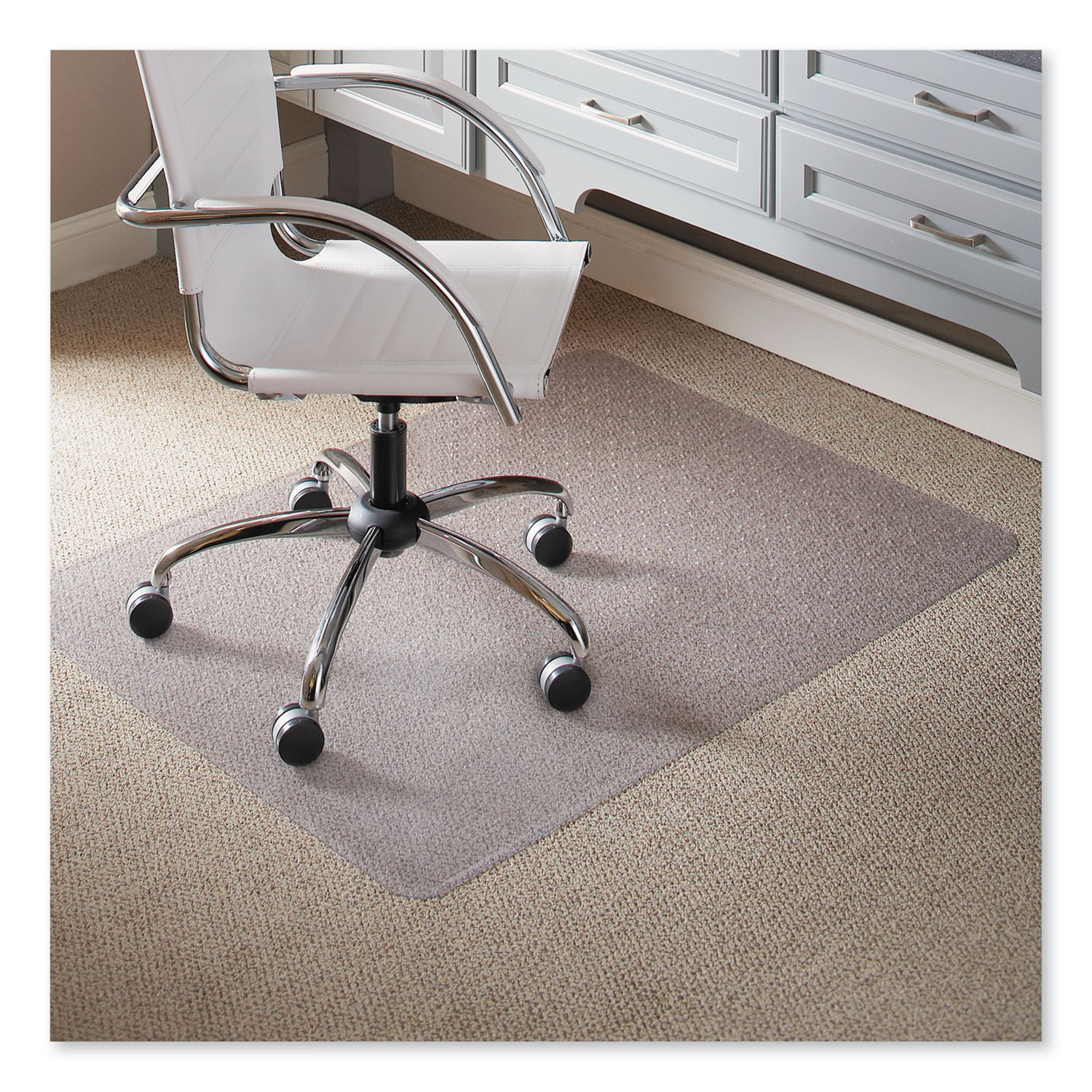  ES Robbins 120321 Task Series AnchorBar Chair Mat for Carpet up to 0.25, 46 x 60, Clear (ESR120321) 