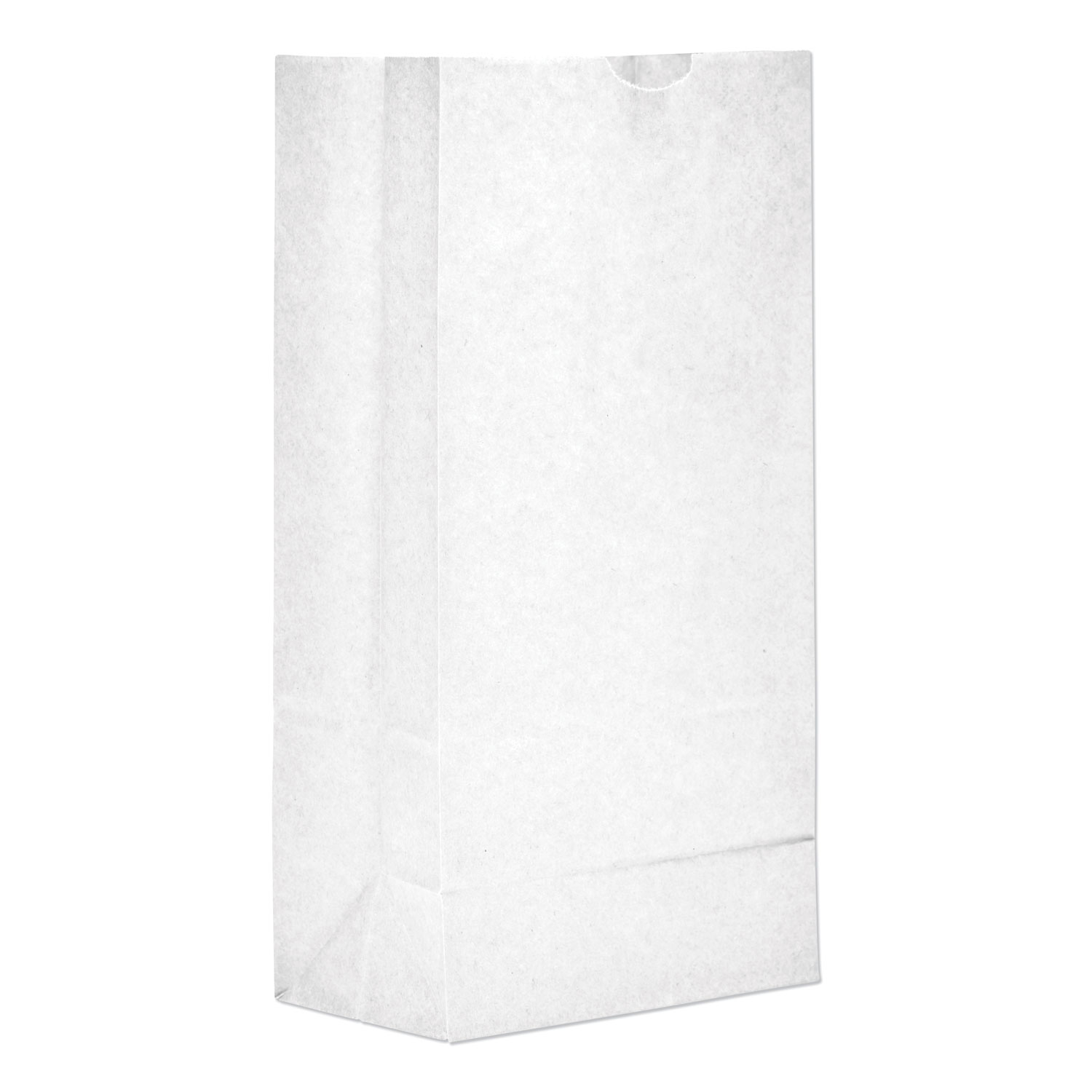  General 51028 Grocery Paper Bags, 35 lbs Capacity, #8, 6.13w x 4.17d x 12.44h, White, 500 Bags (BAGGW8500) 