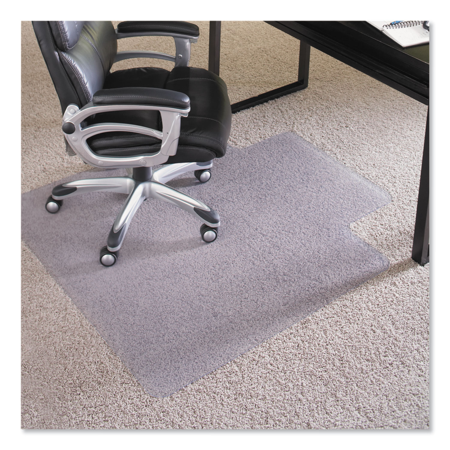  ES Robbins 124154 Performance Series AnchorBar Chair Mat for Carpet up to 1, 45 x 53, Clear (ESR124154) 
