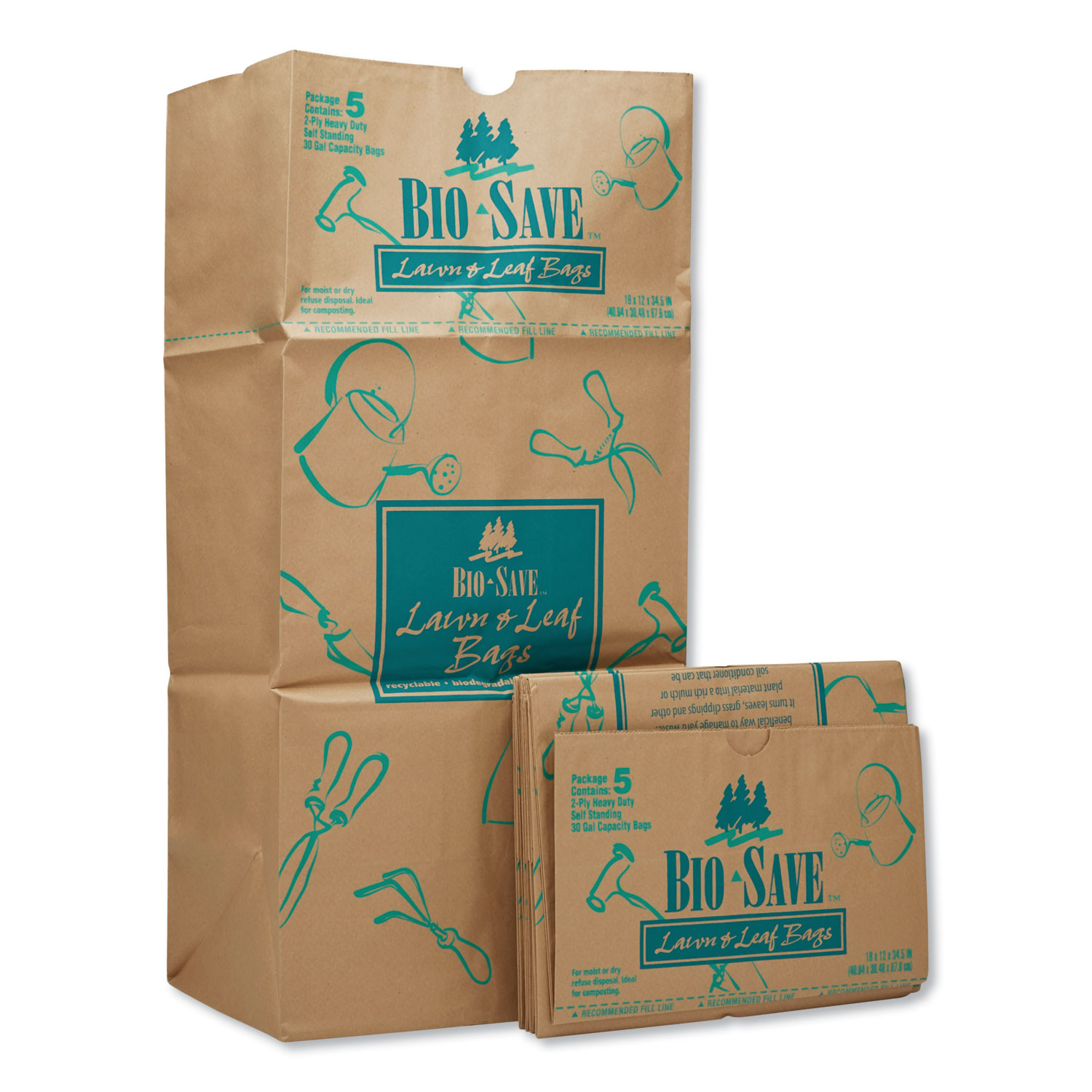 33 gal. 0.9 mil, 32.5 in. x 40 in. Black Linear Low Density Large Trash and Yard Bags (80/Carton)