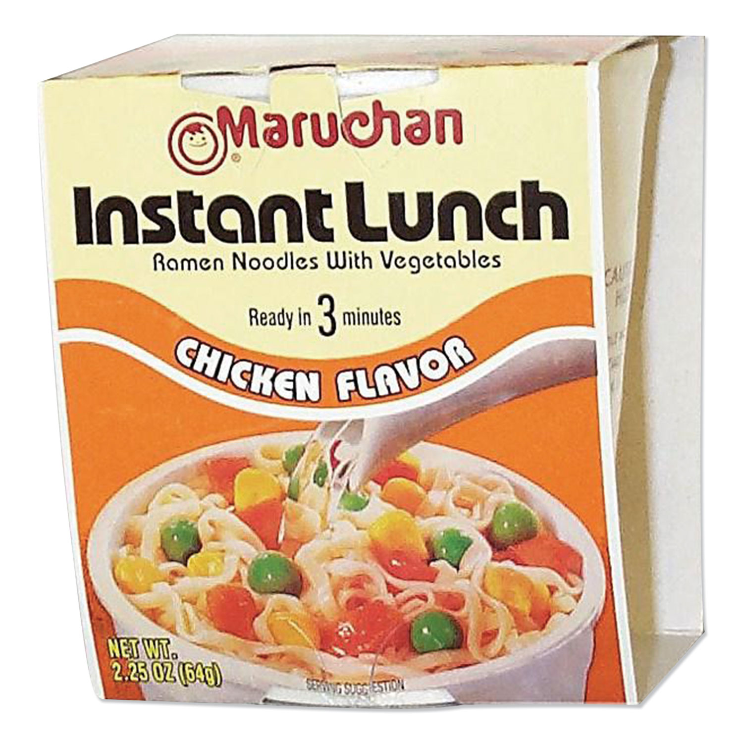 Maruchan® Instant Lunch, Chicken, 2.25 oz Cups, 12/Carton