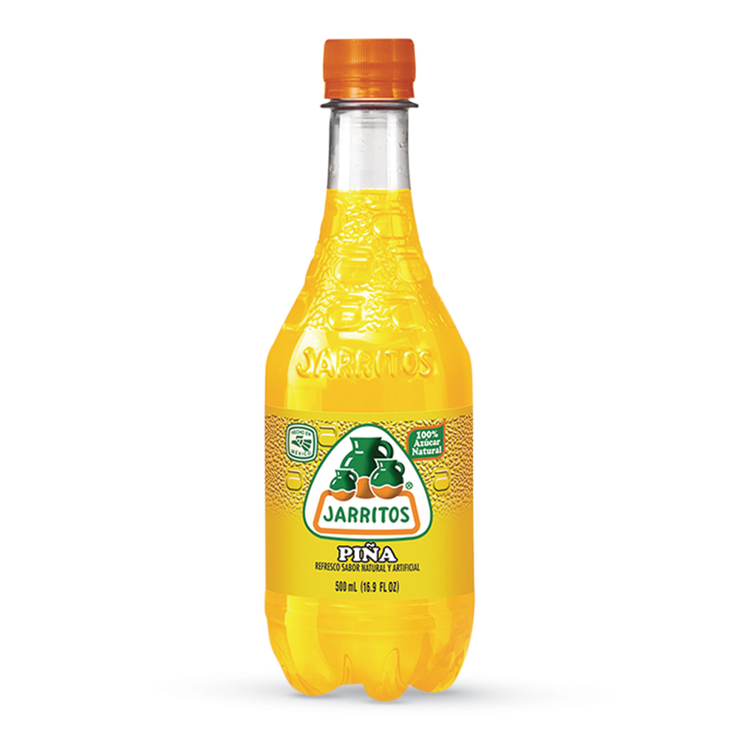  Jarritos NOV41504 Pineapple Soda, 16.9 oz Bottle, 24/Carton (NVM24383473) 