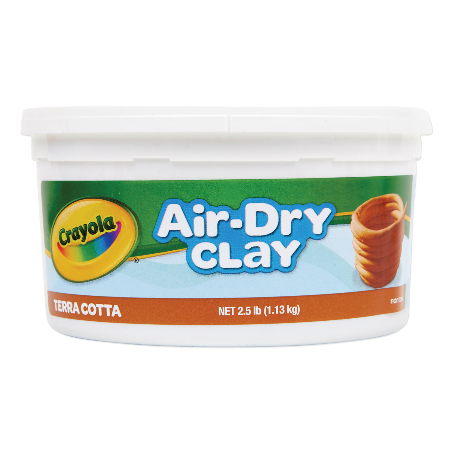 Crayola CYO575050 Air-Dry Clay, White, 2 1/2 lbs