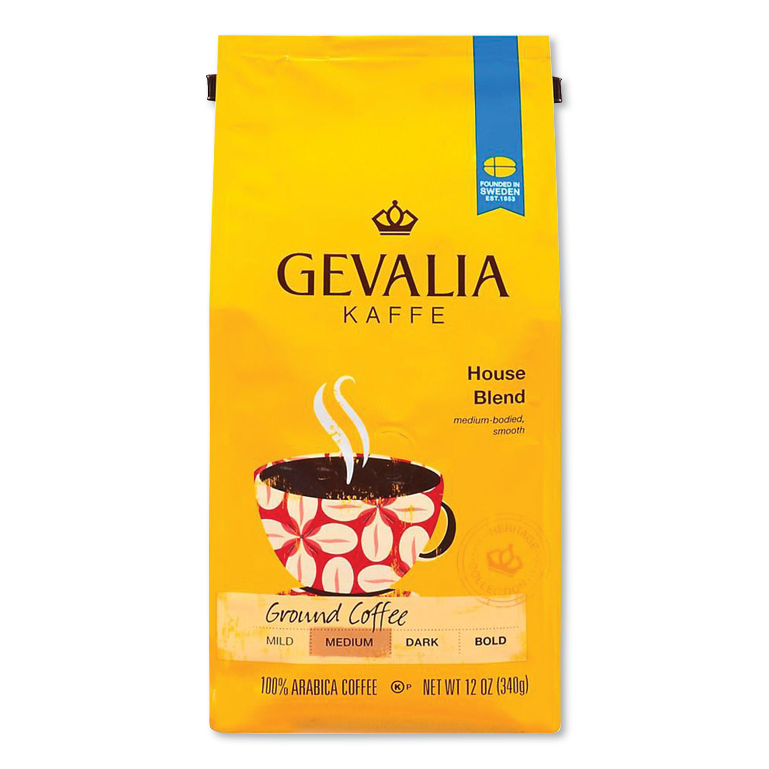 Gevalia® Coffee, House Blend, Ground, 12 oz Bag
