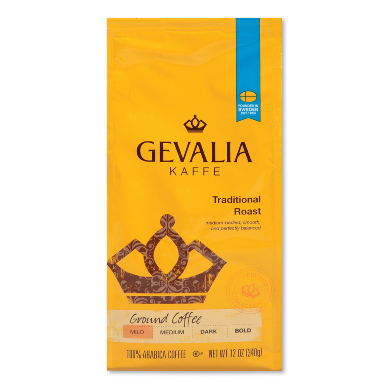 Gevalia® Coffee, Traditional Roast, Ground, 12 oz Bag