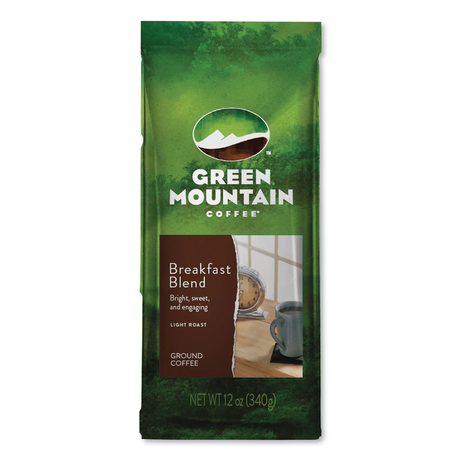  Green Mountain Coffee 38520 Breakfast Blend Ground Coffee, 12 oz Bag (GMT759358) 