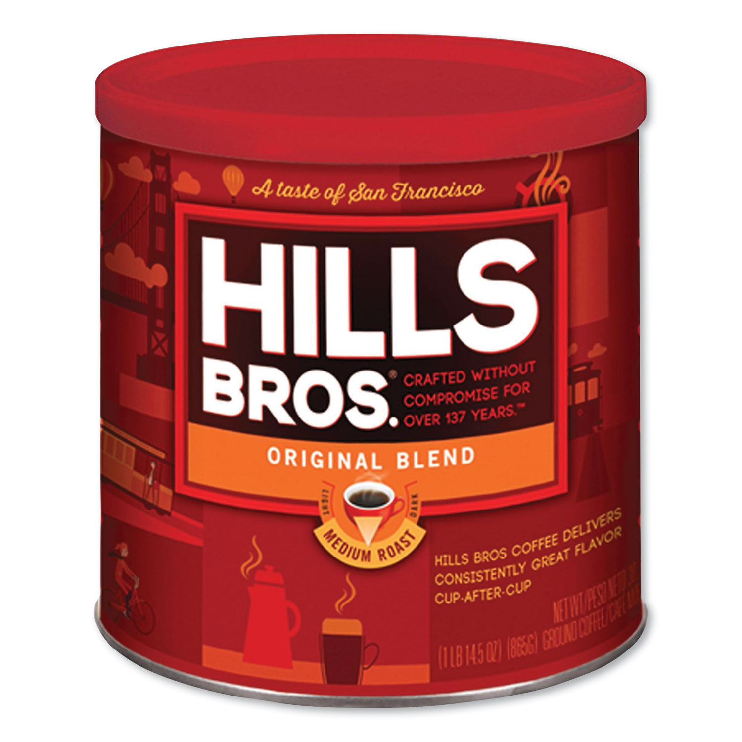  Hills Bros. MZB43000 Original Blend Coffee, 30.5 oz Can (HIB1882714) 
