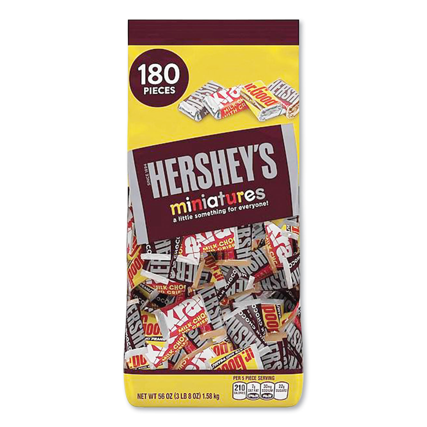  Hershey's HEC21543 Miniatures Variety Pack, Assorted, 56 oz (HRS183794) 