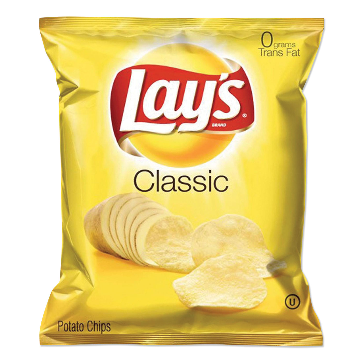 Regular Potato Chips, 1.5 oz Bag, 64/Carton