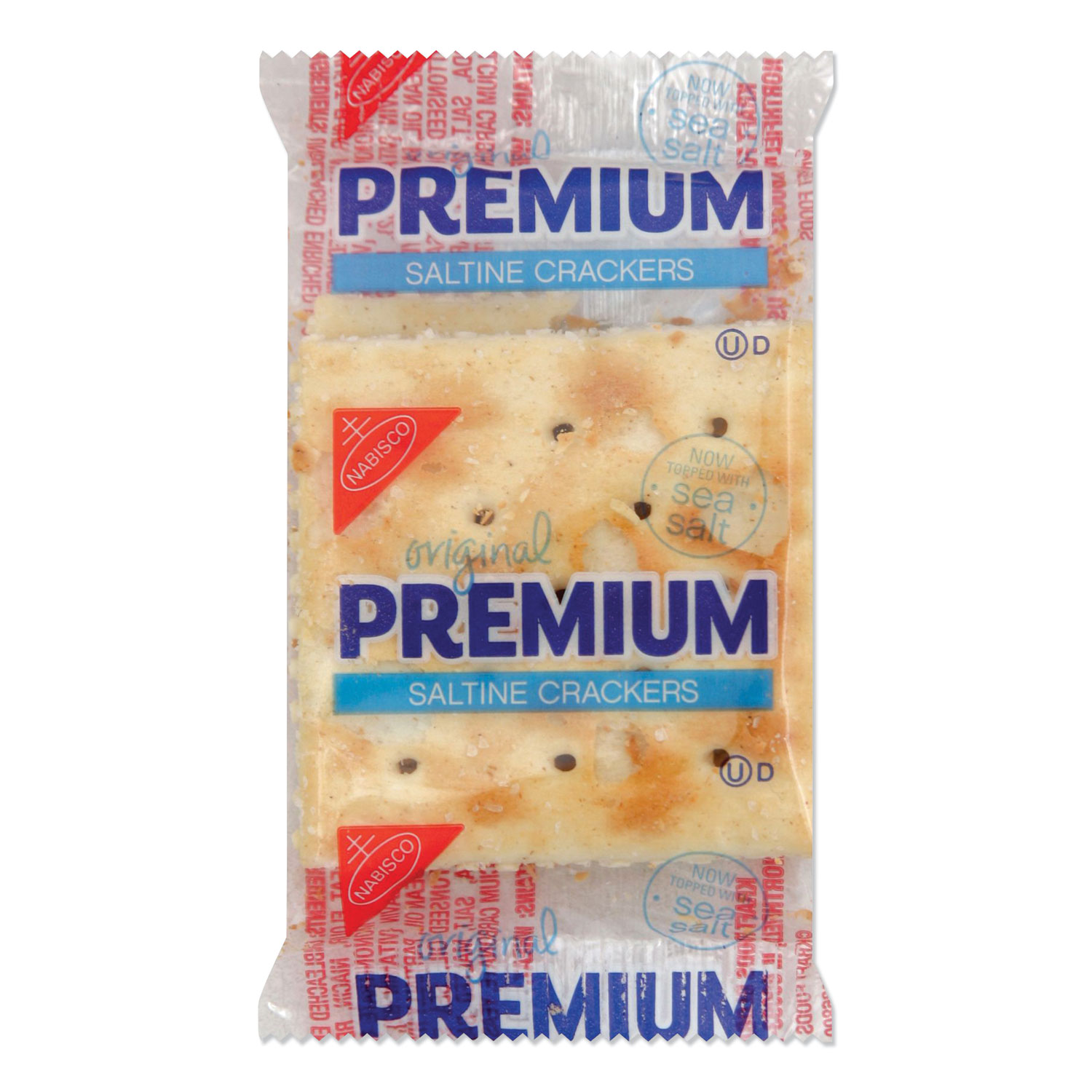 Nabisco® Premium Saltine Crackers, 0.05 oz Packet, 2/Packet, 500 Packets/Carton