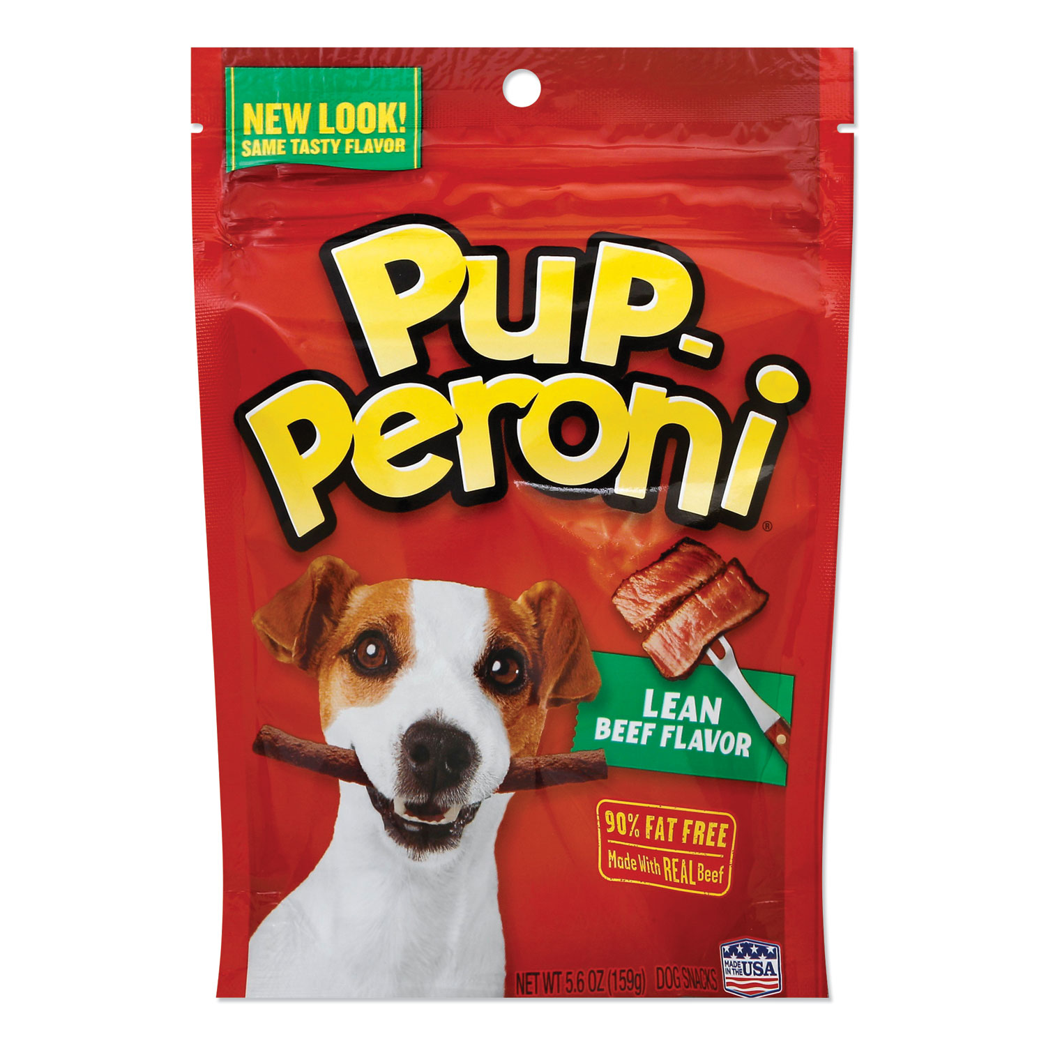  Pup-Peroni SMU51022CS Dog Treats, Lean Beef, 5.6 oz Pouch, 8 Pouches/Carton (PPX24299418) 