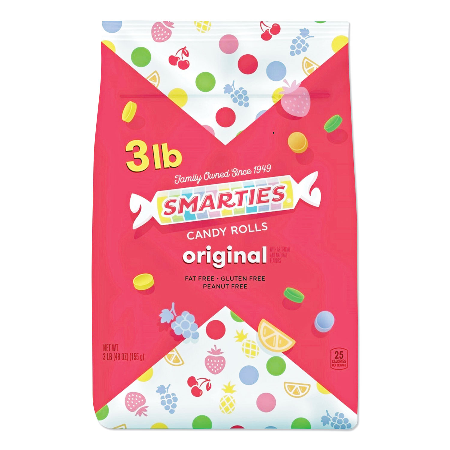  Spangler CDY00486 Smarties Candy, Assorted, 3 lb (NES2821212) 