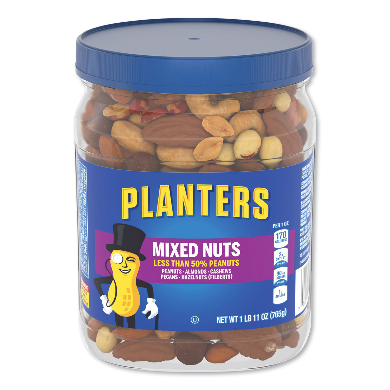 Planters® Salted Mixed Nuts, 27 oz Canister