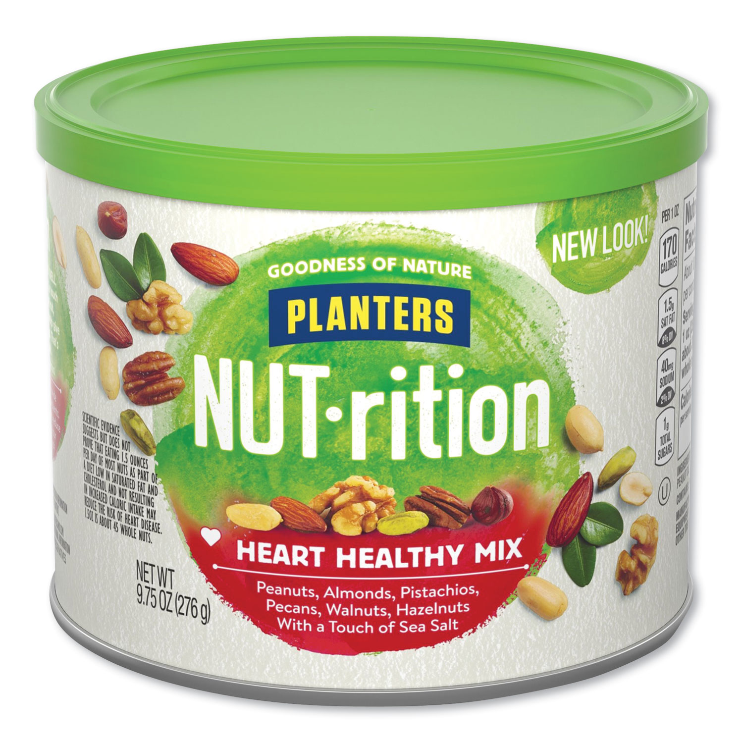  Planters GEN05957 NUT-rition Heart Healthy Mix, 9.75 oz Can (PTN956919) 