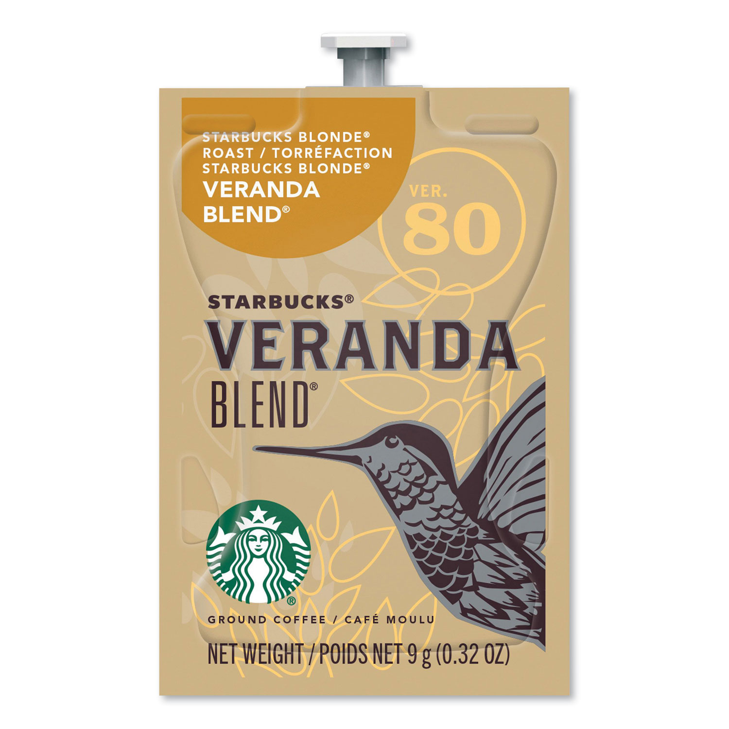 Starbucks® FLAVIA Coffee Freshpacks, Veranda Blend, 0.32 oz Freshpack, 80/Carton