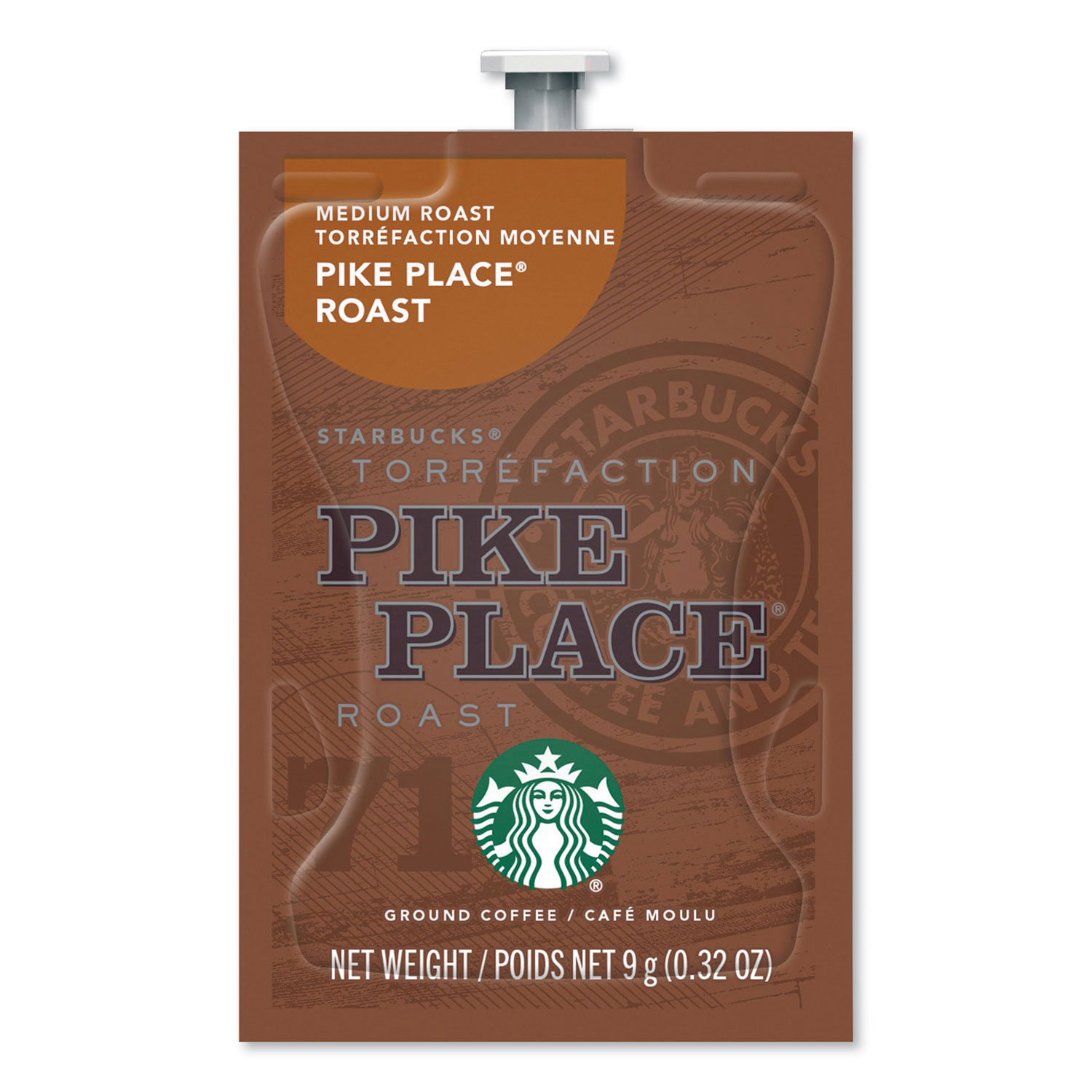 Starbucks® FLAVIA Coffee Freshpacks, Pike Place, 0.32 oz Freshpack, 80/Carton