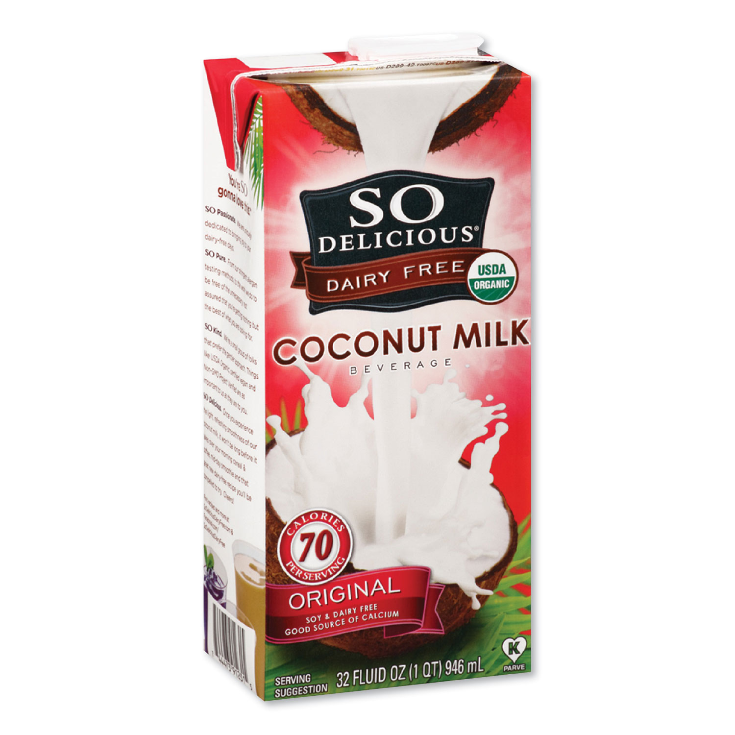 SO Delicious® Coconut Milk, Original, 32 oz Aseptic Box
