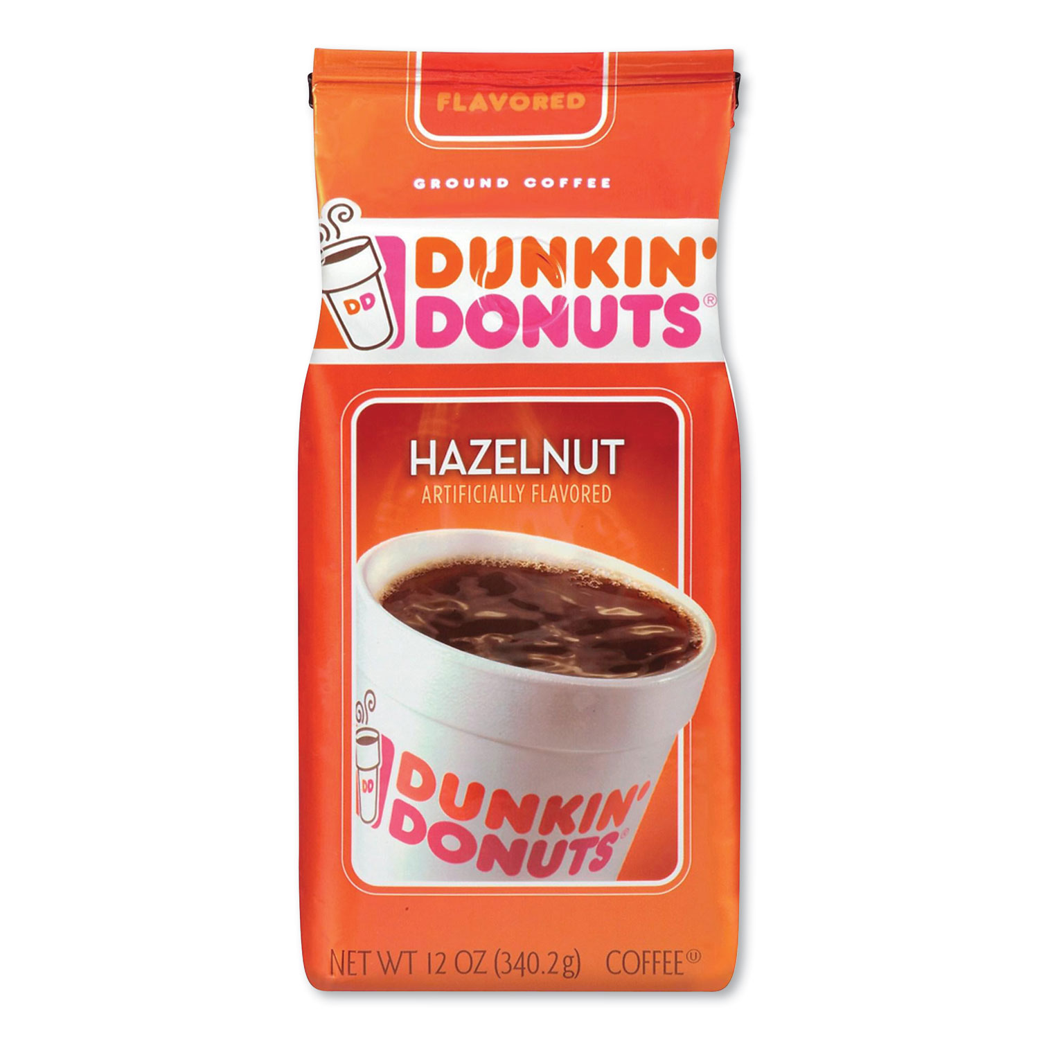  Dunkin Donuts SMU00049 Original Blend Coffee, Hazelnut, 12 oz Bag (SMU1617984) 