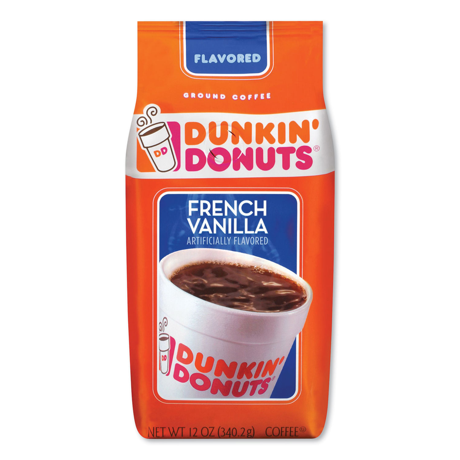  Dunkin Donuts SMU00047 Original Blend Coffee, French Vanilla, 12 oz Bag (SMU1617986) 