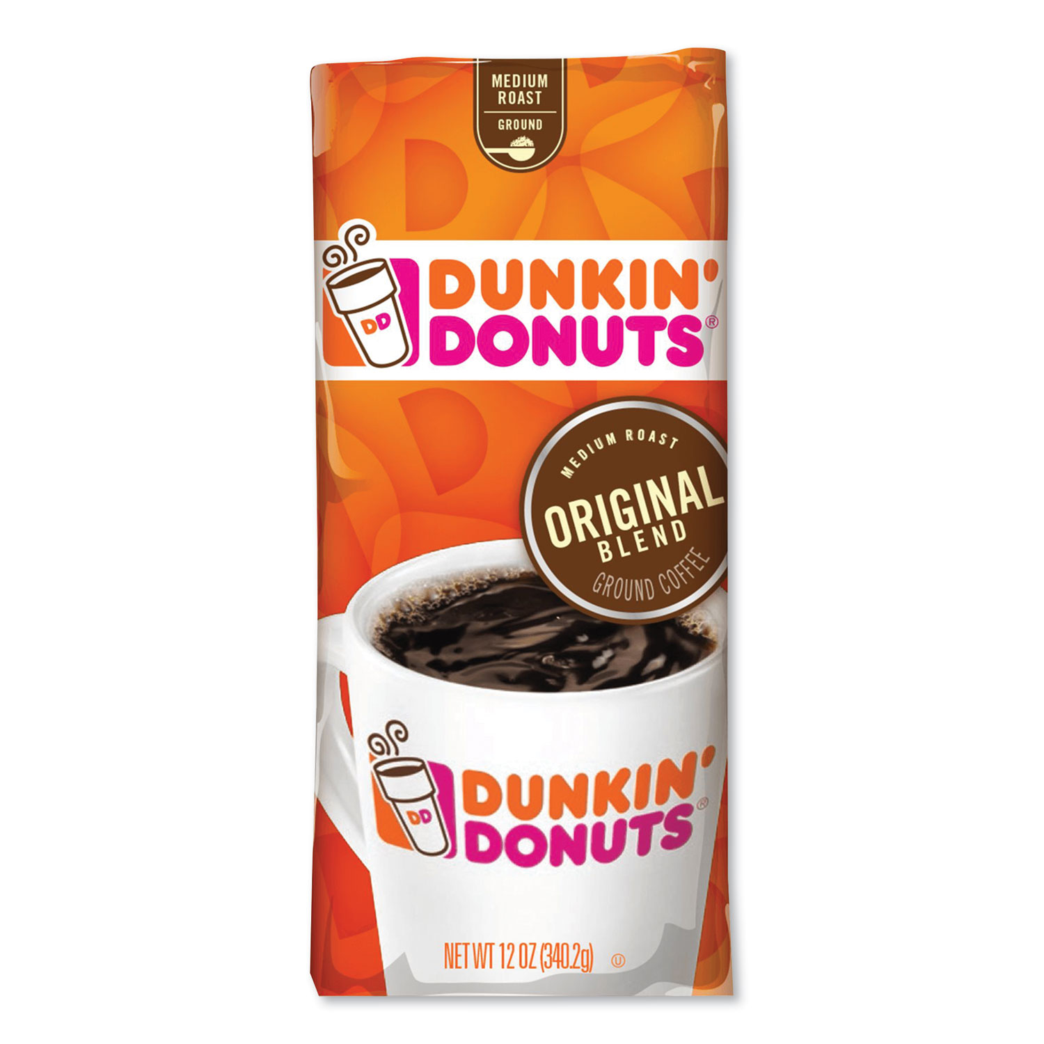  Dunkin Donuts SMU00046 Original Blend Coffee, Dunkin Original, 12 oz Bag (SMU1617987) 