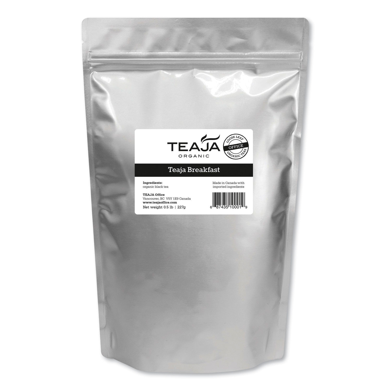  Teaja TEA10101 Organic Loose-Leaf Tea, Breakfast Blend, 1.76 oz Package (TJA2723604) 