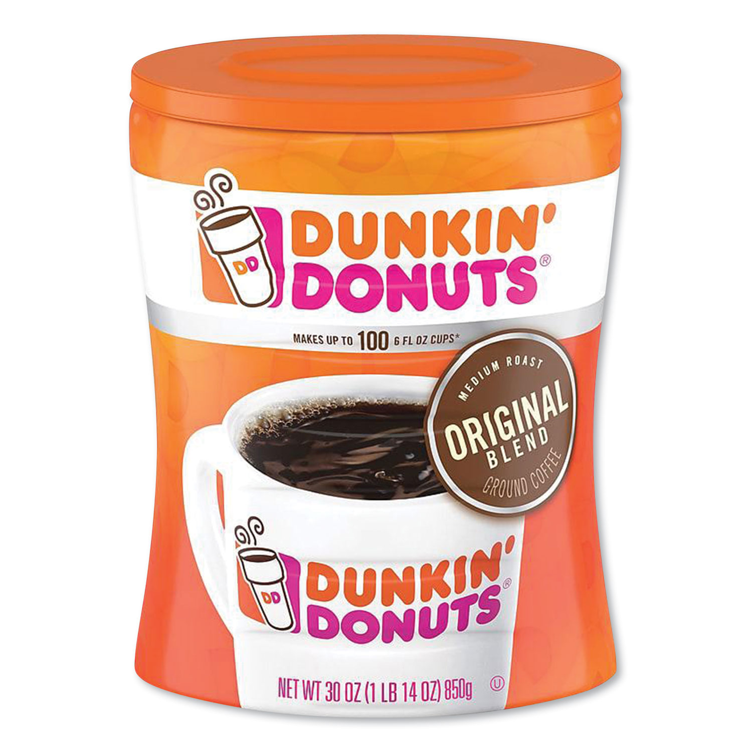  Dunkin Donuts 8133401102 Original Blend Coffee, Dunkin Original, 30 oz Can (SMU24311794) 