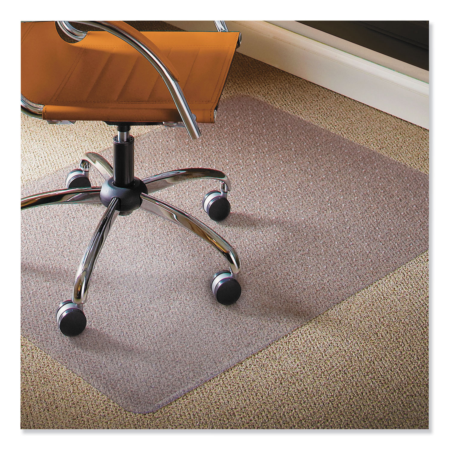  ES Robbins 141028 Natural Origins Chair Mat For Carpet, 36 x 48, Clear (ESR141028) 