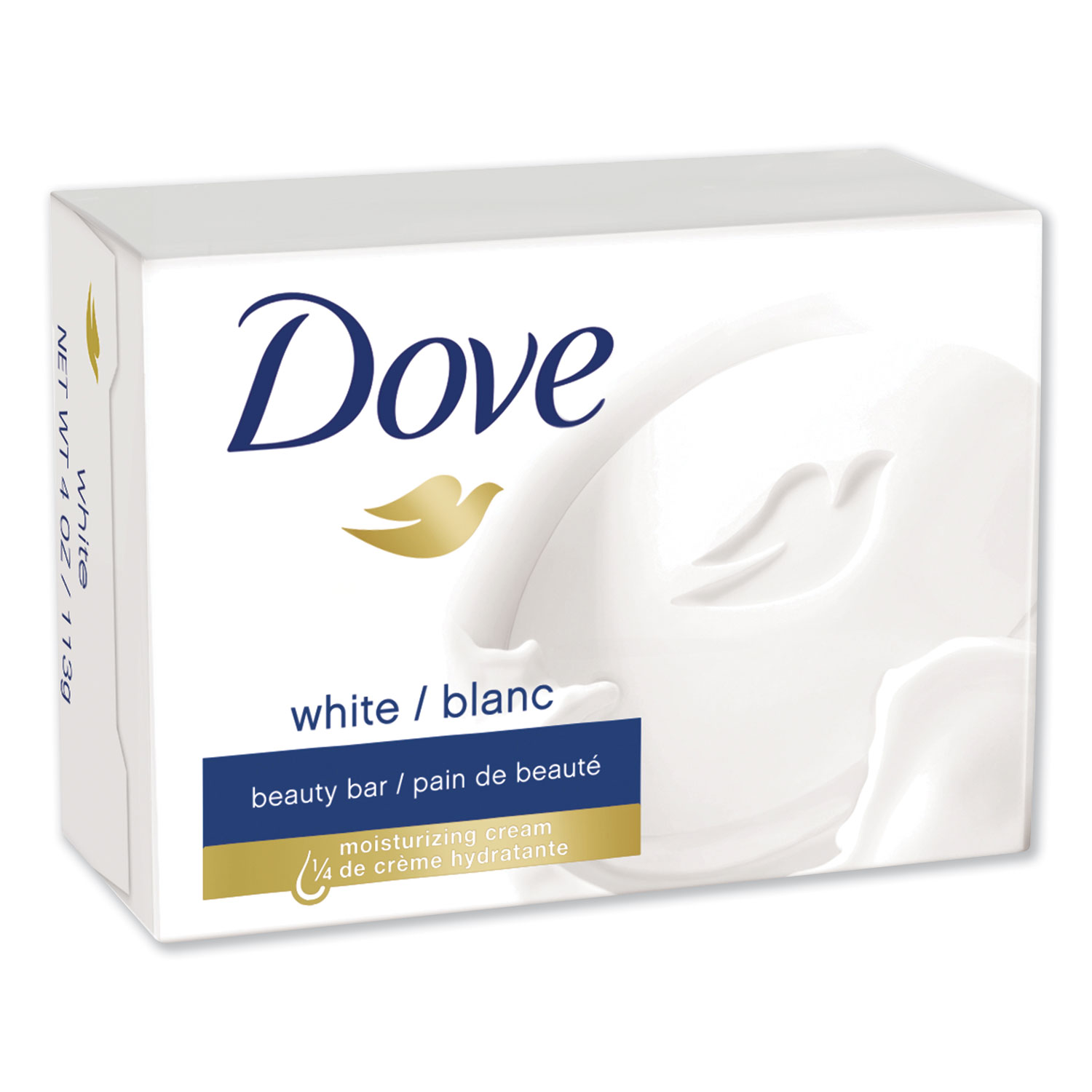  Dove 61073CT White Beauty Bar, Light Scent, 2.6 oz, 36/Carton (UNI61073CT) 