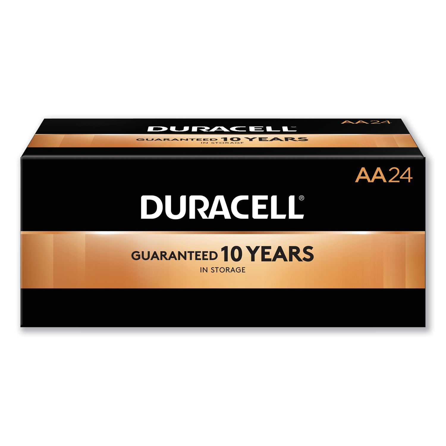  Duracell MN1500BKD CopperTop Alkaline AA Batteries, 24/Box (DURMN1500B24) 