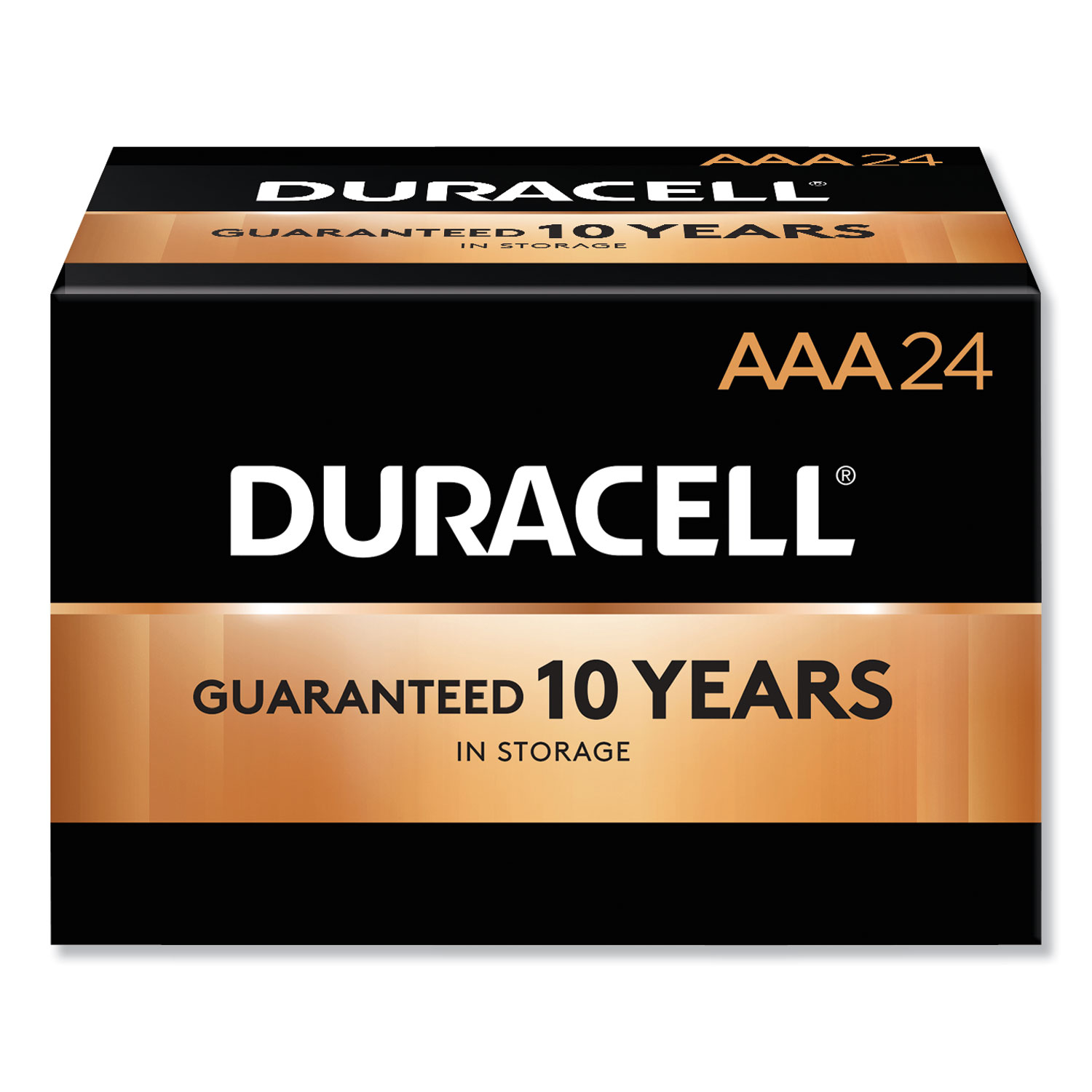  Duracell MN2400BKD CopperTop Alkaline AAA Batteries, 24/Box (DURMN2400B24000) 