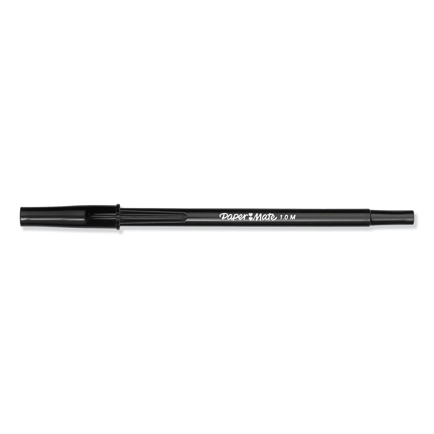  Paper Mate 3331131C Write Bros. Stick Ballpoint Pen, Medium 1mm, Black Ink/Barrel, Dozen (PAP3331131C) 