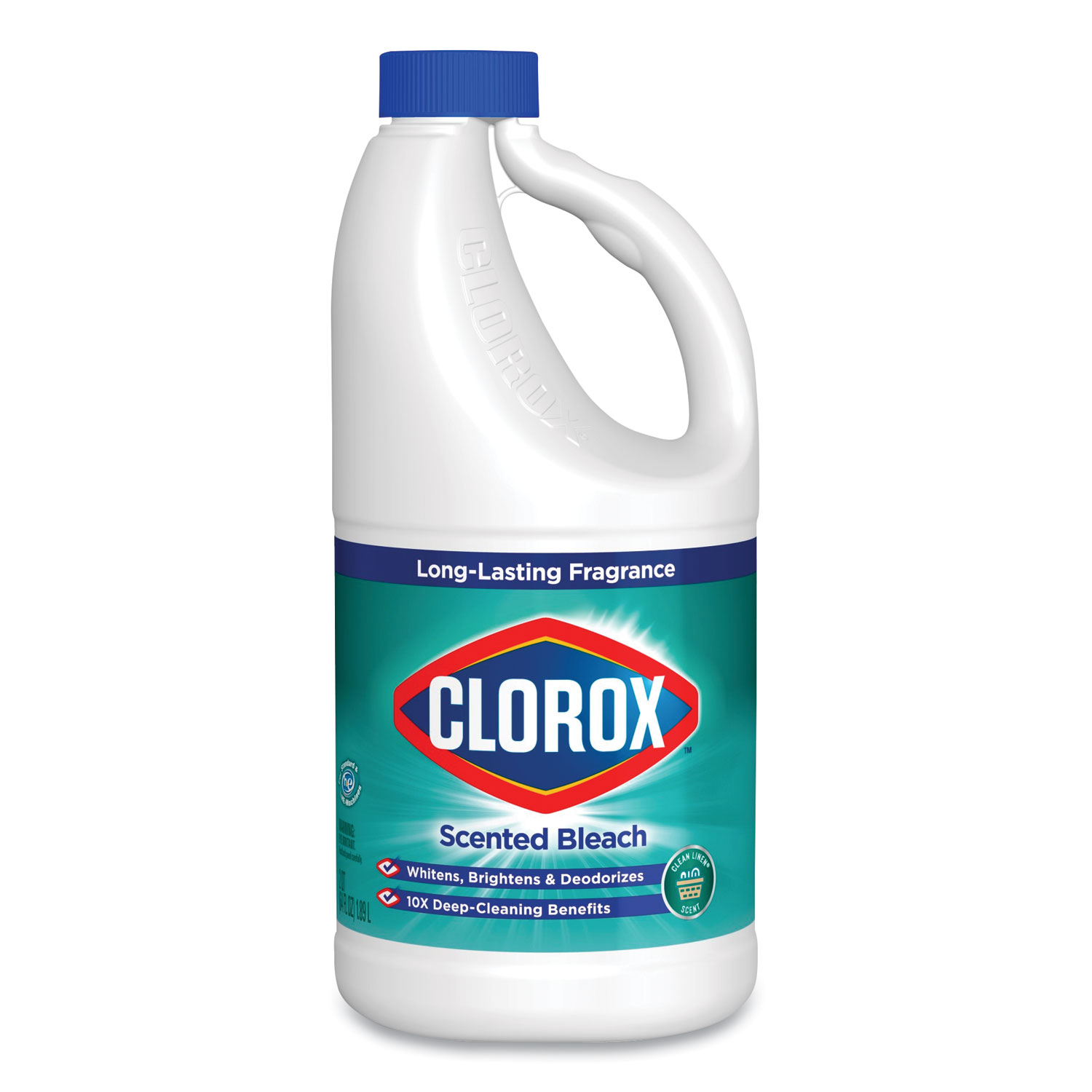  Clorox 30772 Bleach with CloroMax Technology, Clean Linen Scent, 64 oz Bottle (CLO30772) 