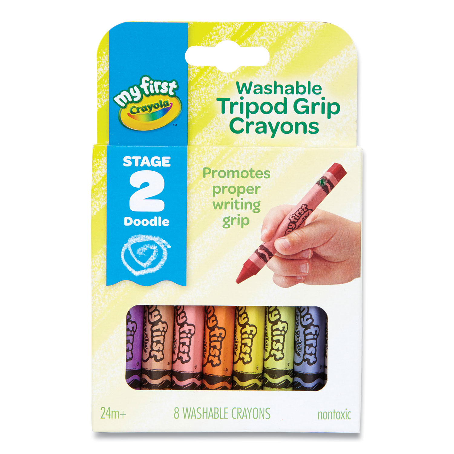 Crayola® My First Triangular Crayons, 8/Pack