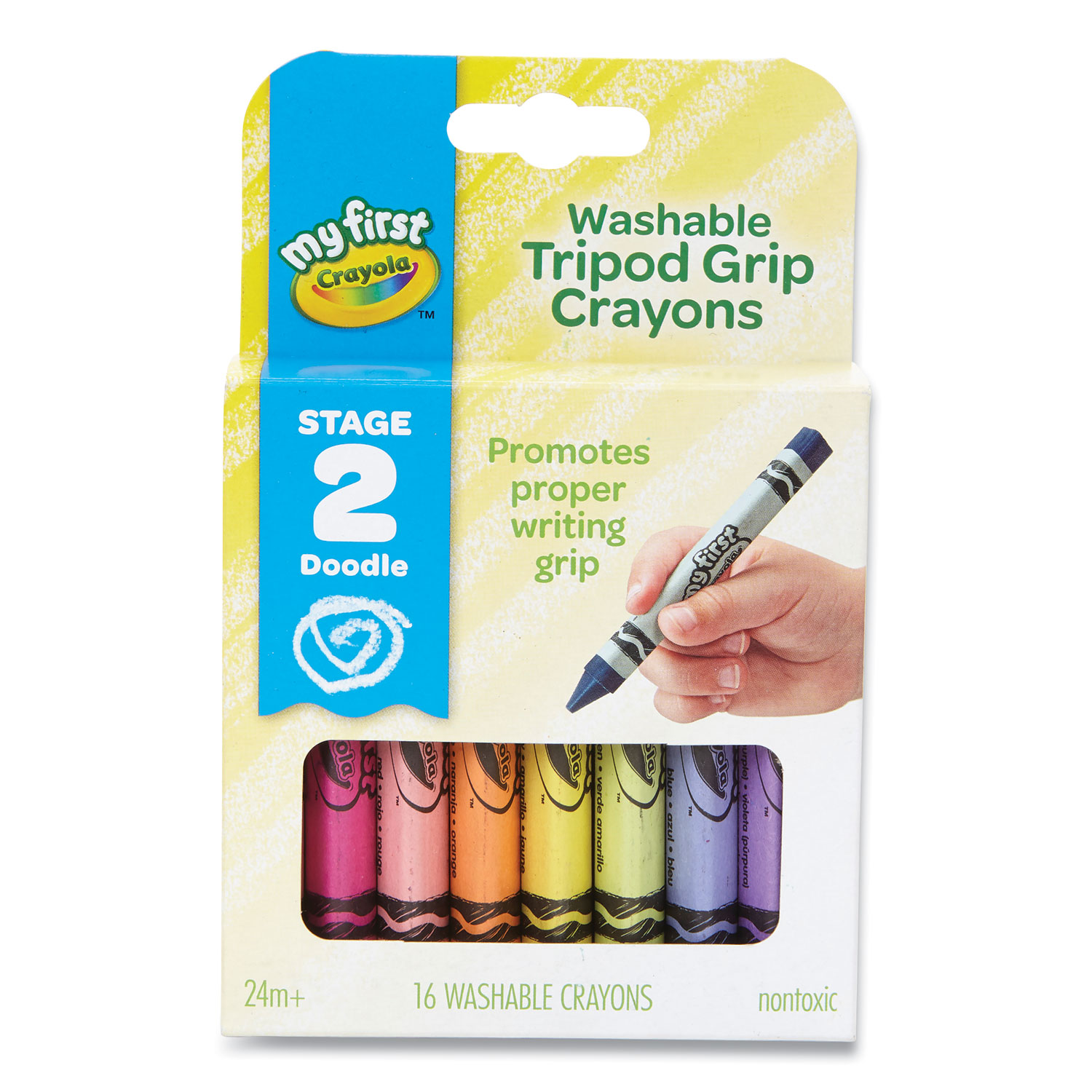 Crayola® My First Triangular Crayons, 16/Pack