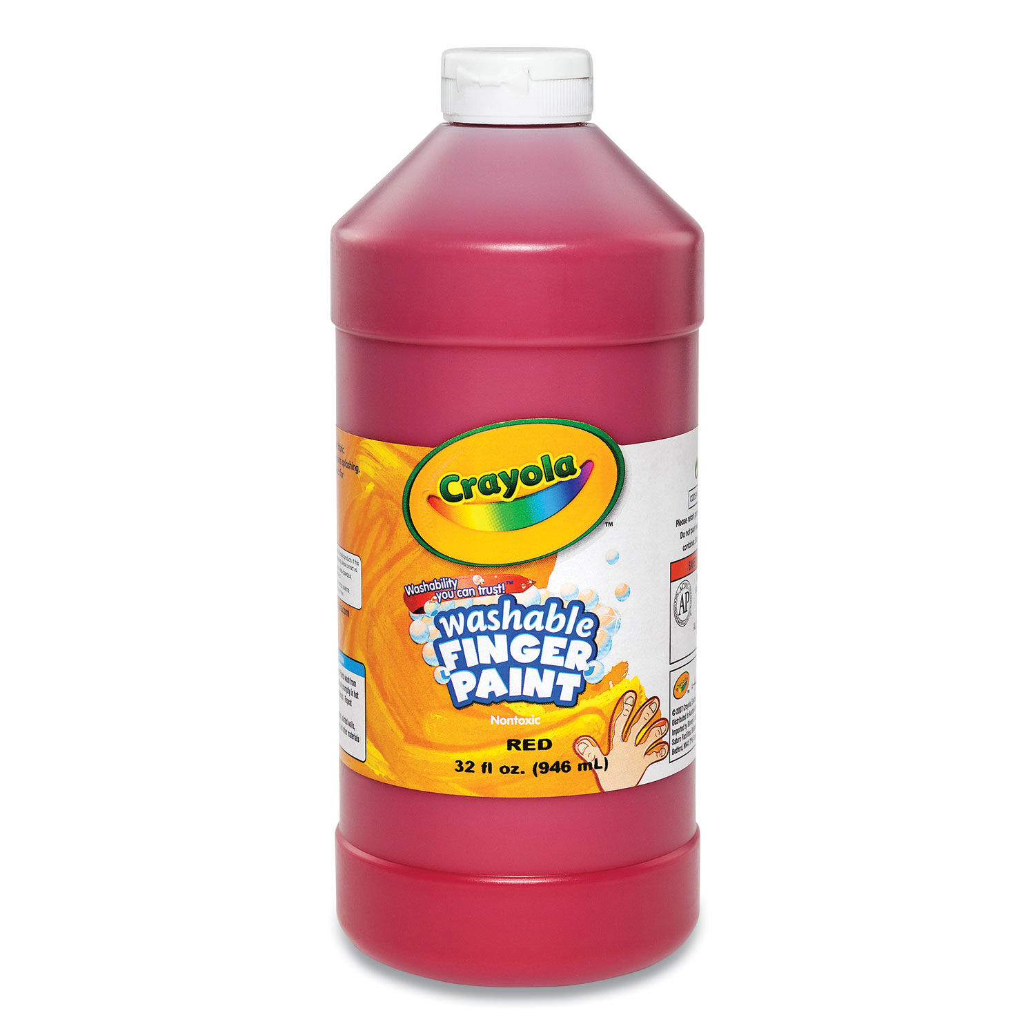 Crayola® Washable Fingerpaint, Red, 32 oz