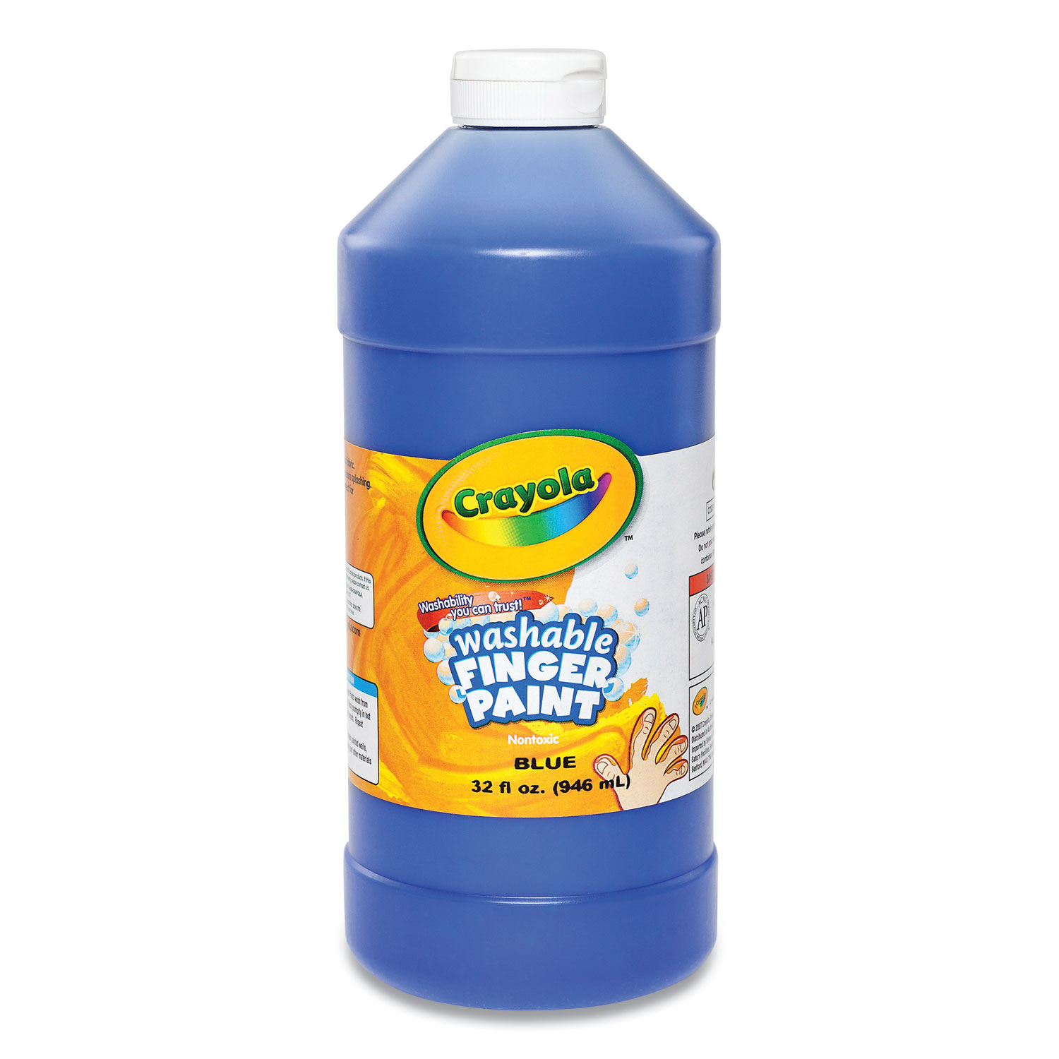 Crayola® Washable Fingerpaint, Blue, 32 oz