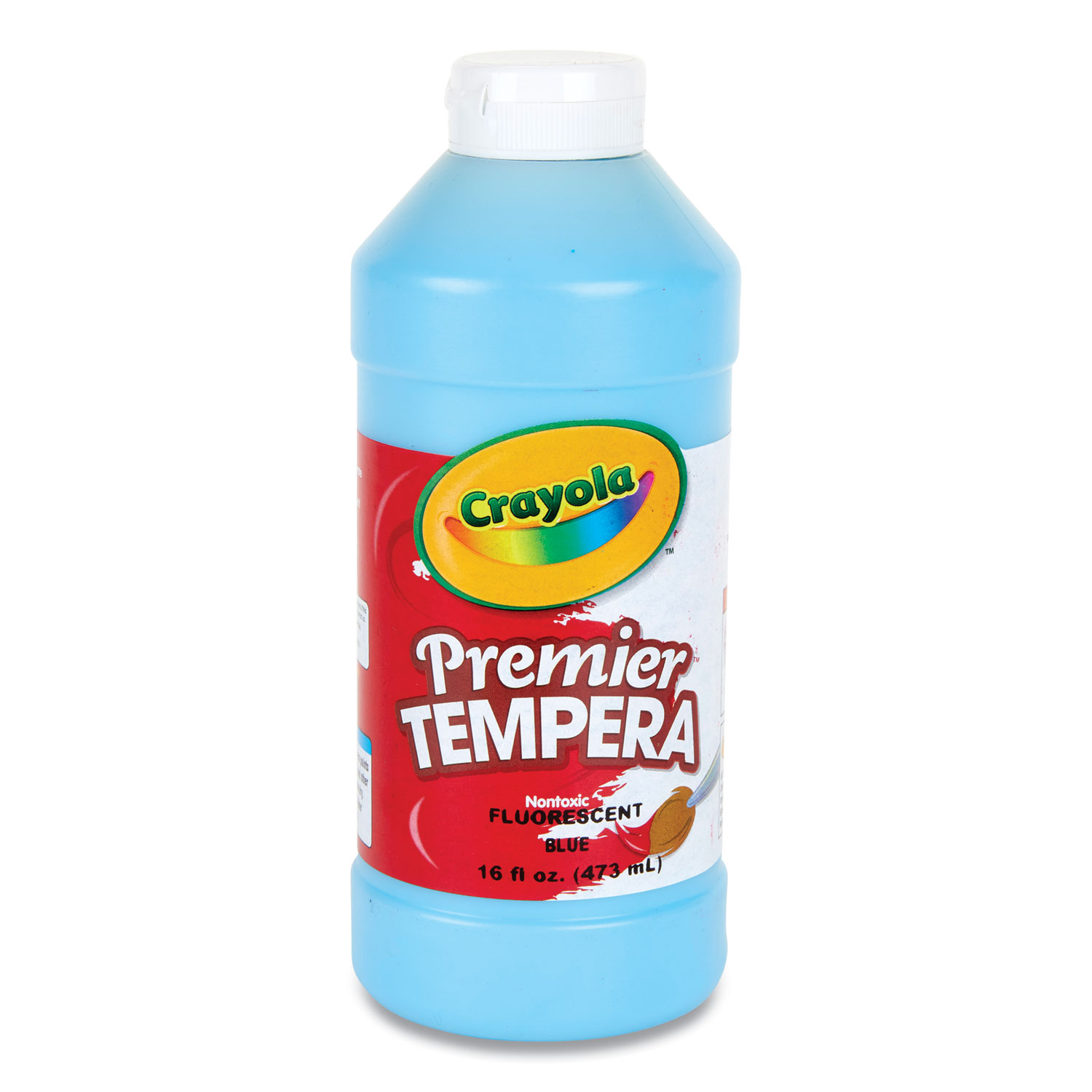  Crayola 54-1116-092 Premier Tempera Paint, Fluorescent Blue, 16 oz (CYO24326252) 