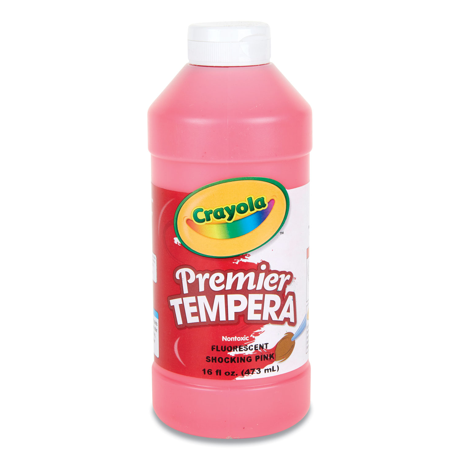 Crayola® Premier Tempera Paint, Shocking Pink, 16 oz