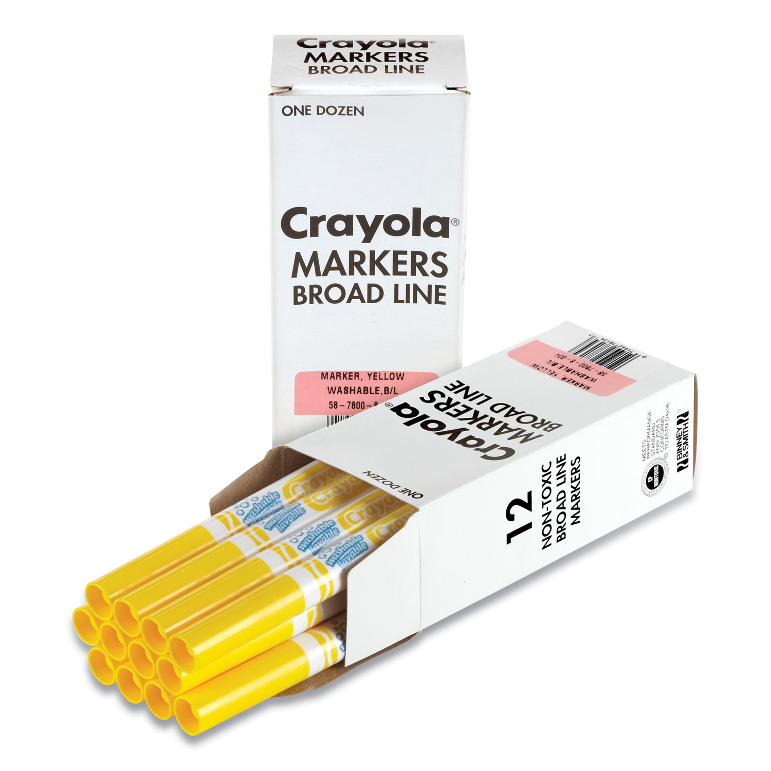Crayola Fine Line Markers Assorted Classic Colors Box Of 8