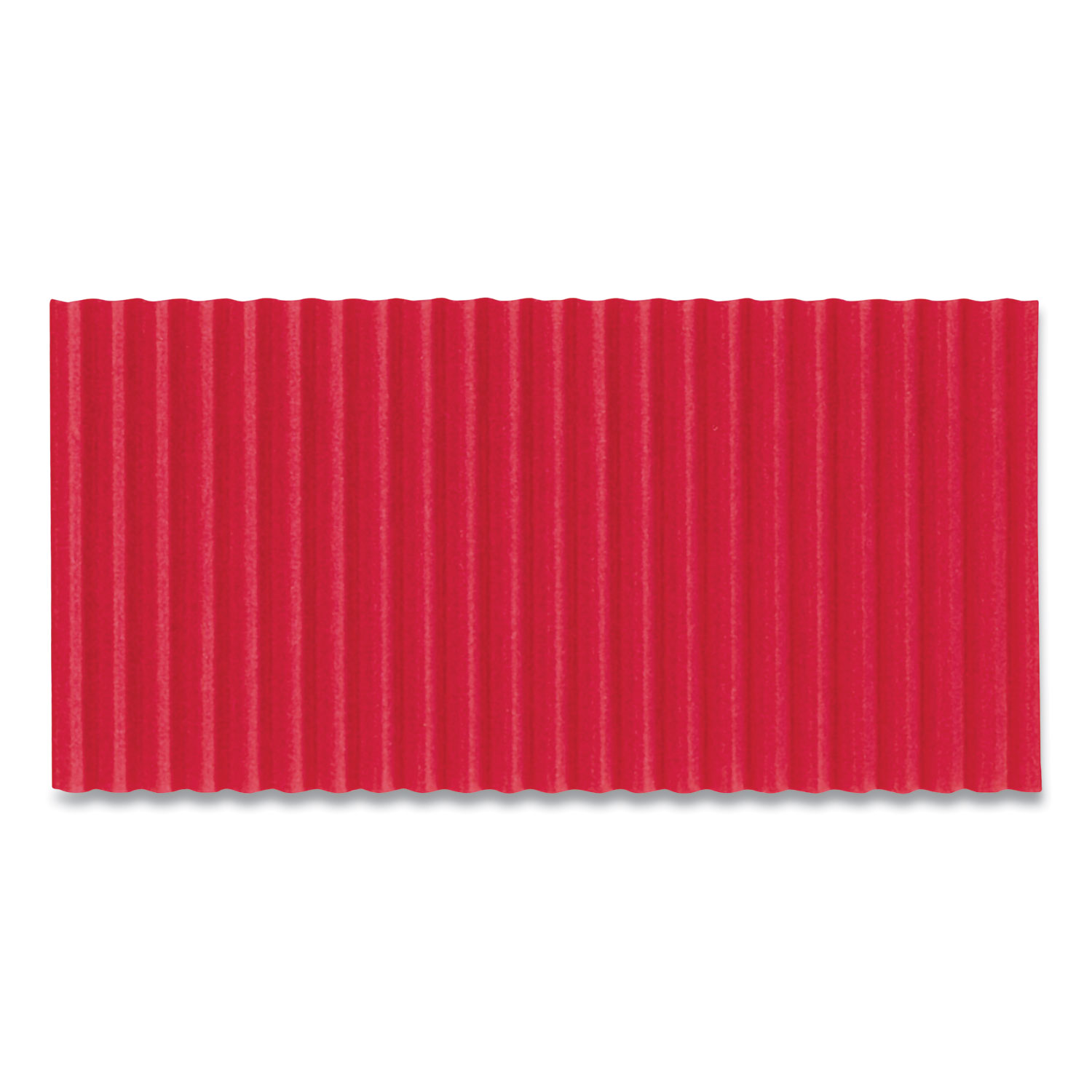 Pacon® Corobuff Corrugated Paper Roll, 48 x 25 ft, Flame Red