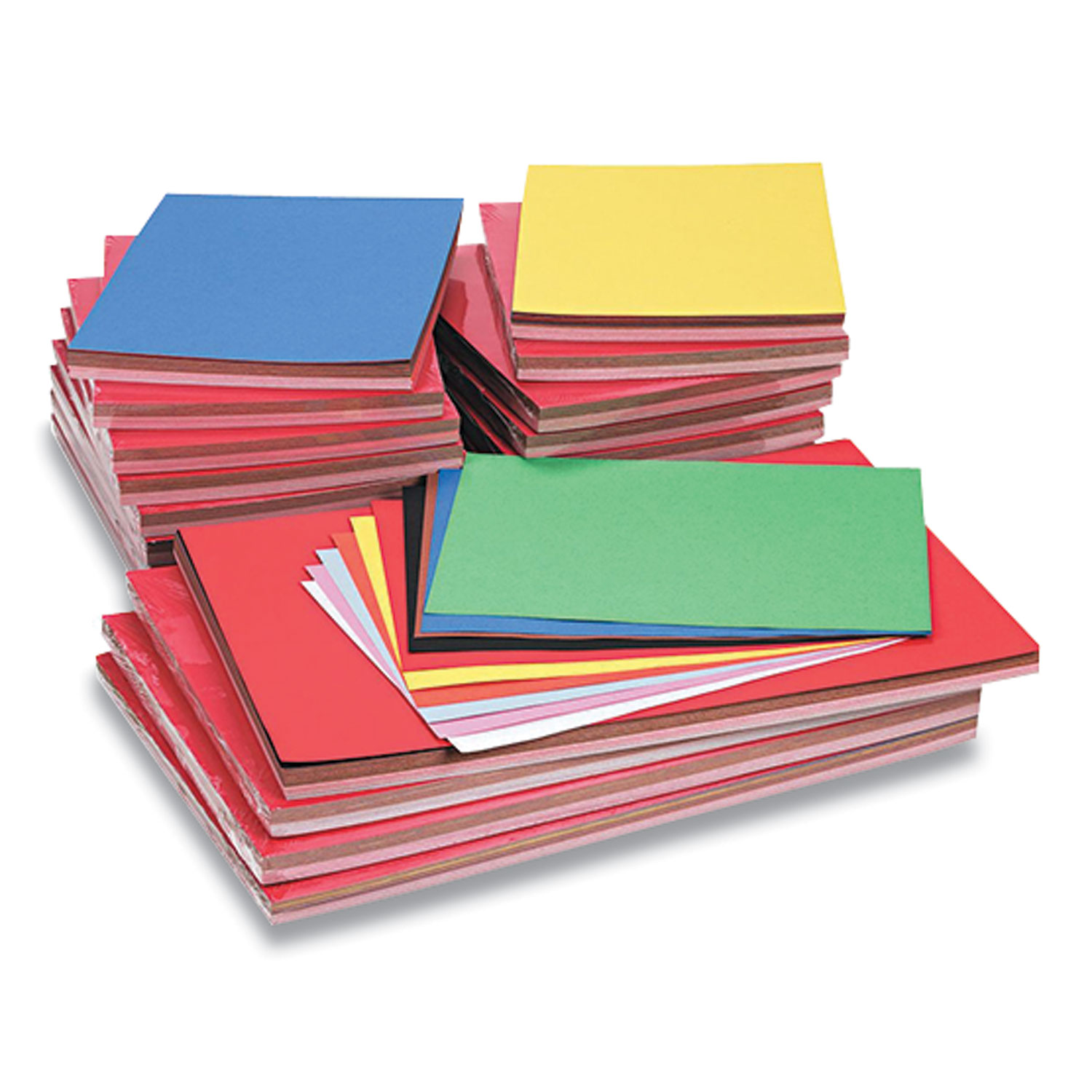  Pacon 104121 Riverside Construction Paper, 76 lb, 16 Packs of 9 x 12 and 4 Packs of 12 x 18, 100 Sheets/Pack (RIV412640) 