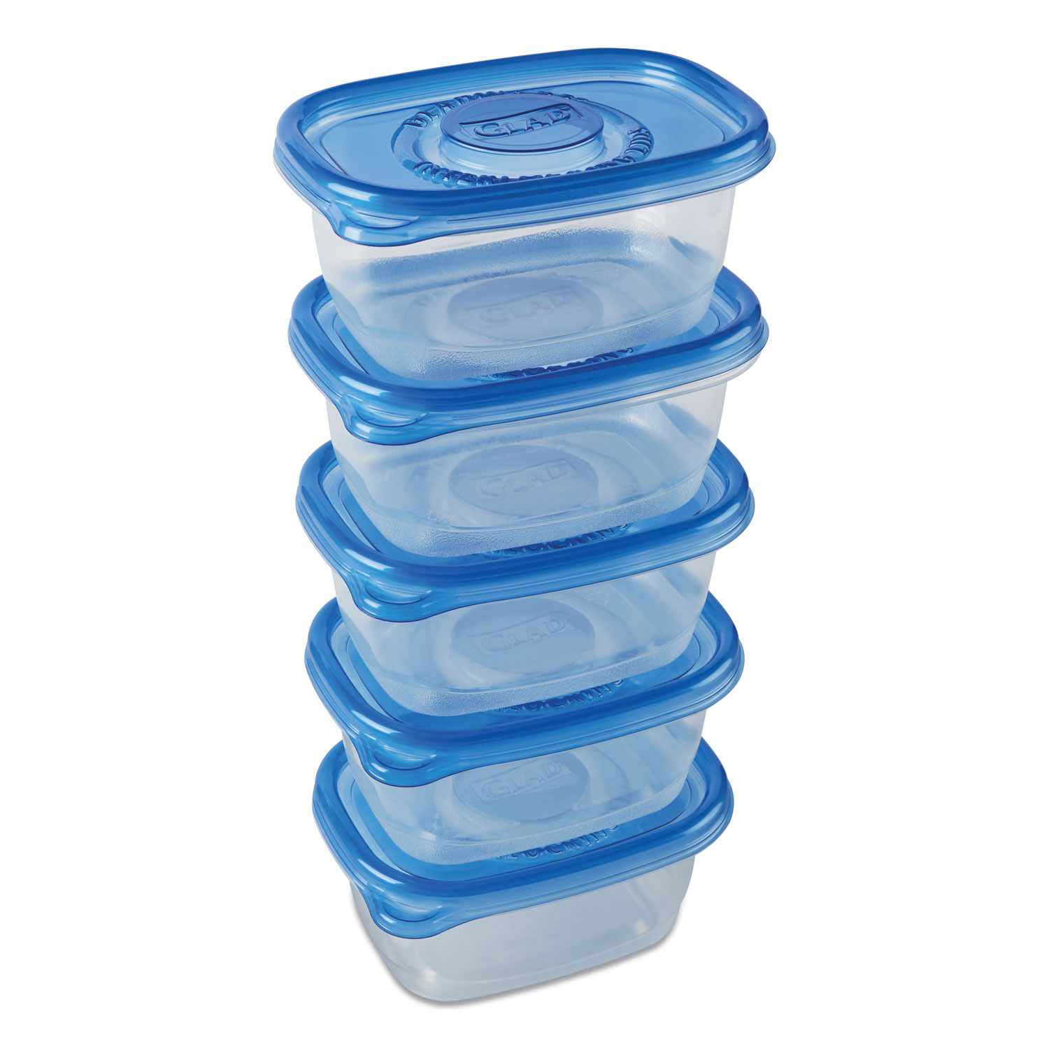  Glad CLO 60796 Soup and Salad Food Storage Containers, 24 oz, 5/Pack, 6 Packs/Carton (CLO60796) 