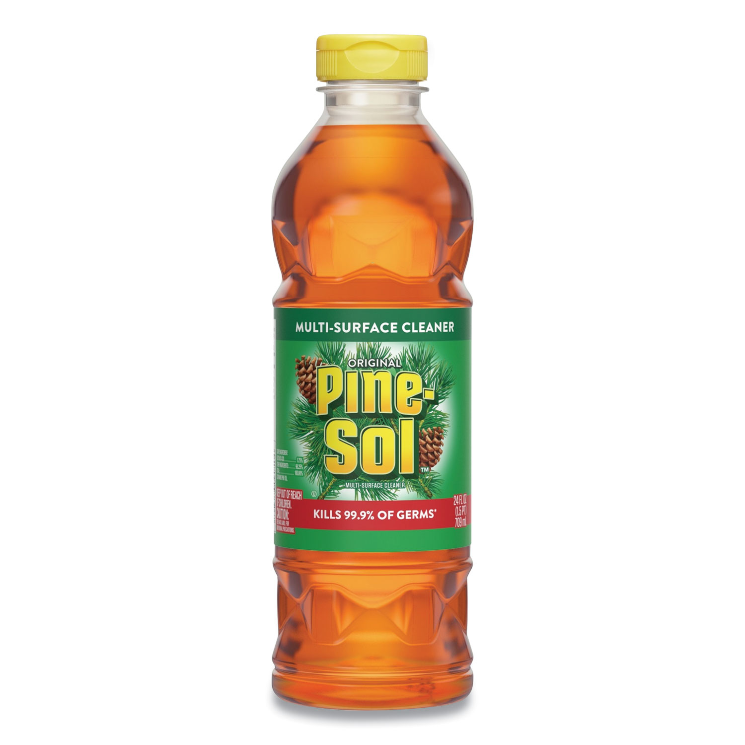  Pine-Sol CLO 97326 Multi-Surface Cleaner, Pine Disinfectant, 24oz Bottle, 12 Bottles/Carton (CLO97326CT) 