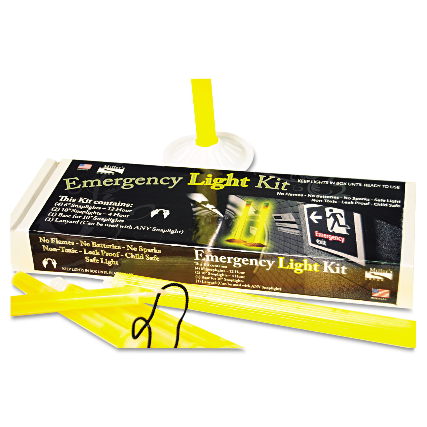 Snaplights Kit, Assorted Sizes, Yellow