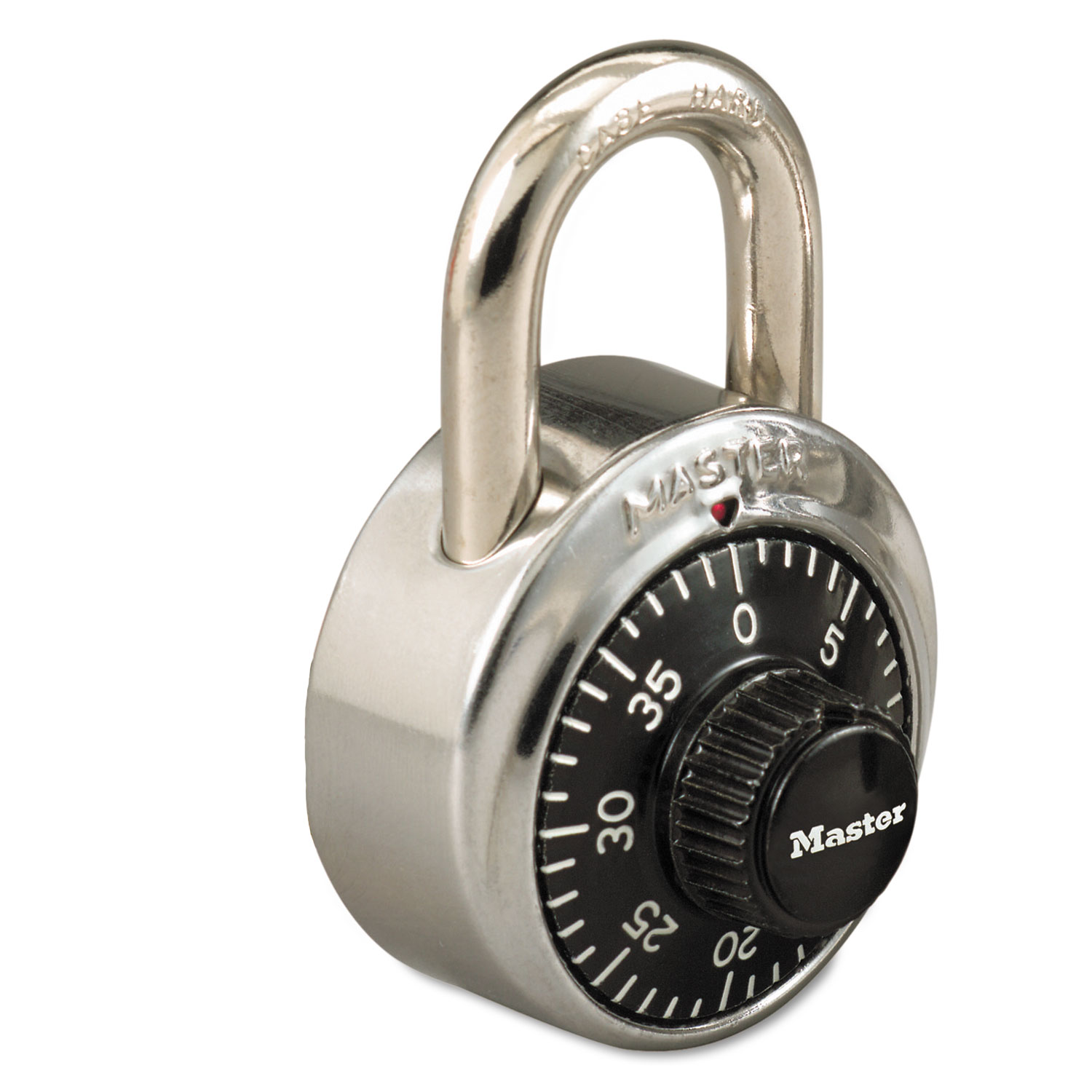 Combination Stainless Steel Padlock w/Key Cylinder, 1 7/8