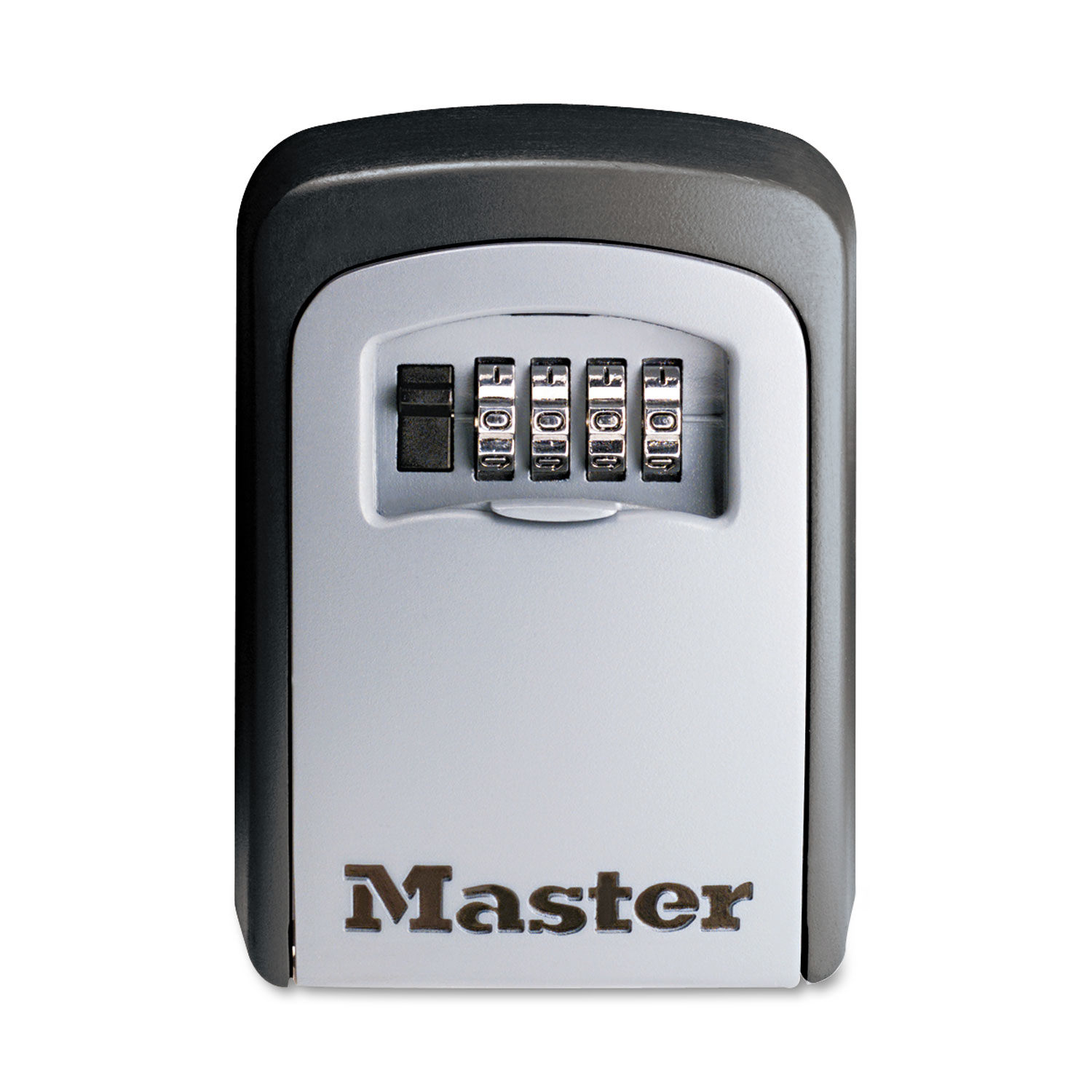  Master Lock 5401D Locking Combination 5 Key Steel Box, 3 1/4w x 1 1/2d x 4 5/8h, Black/Silver (MLK5401D) 