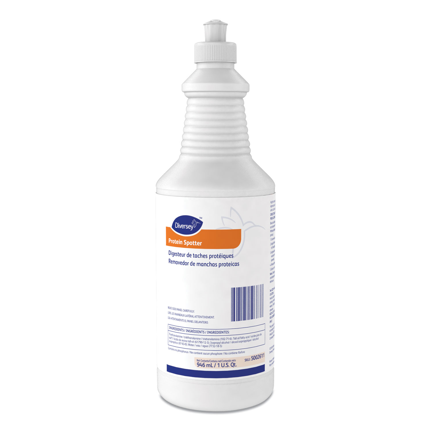  Diversey 5002611 Protein Spotter, Fresh Scent, 32 oz Bottle, 6/Carton (DVO5002611) 