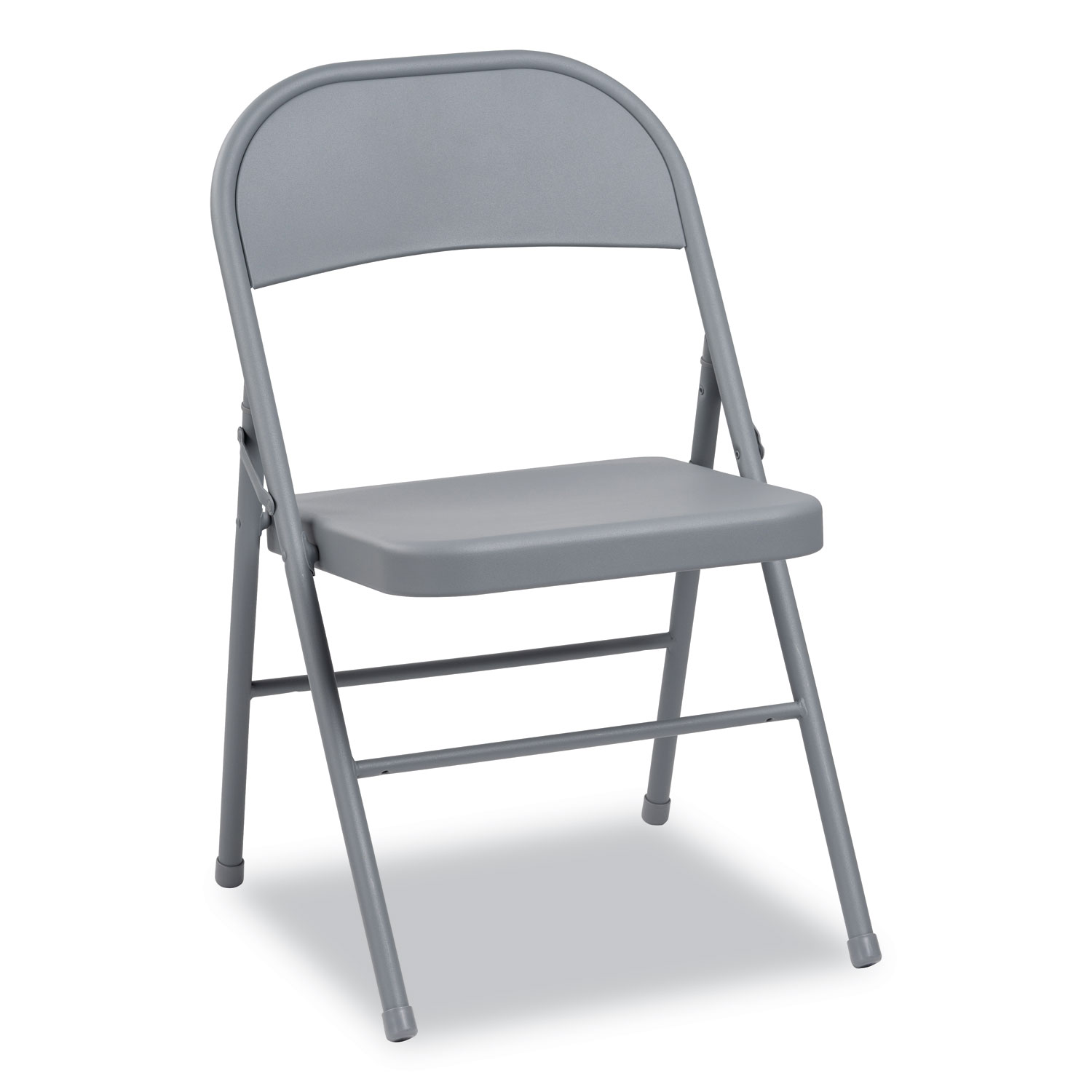  Alera ALEFC94LG Steel Folding Chair, Light Gray Seat/Light Gray Back, Light Gray Base, 4/Carton (ALEFCMT4G) 