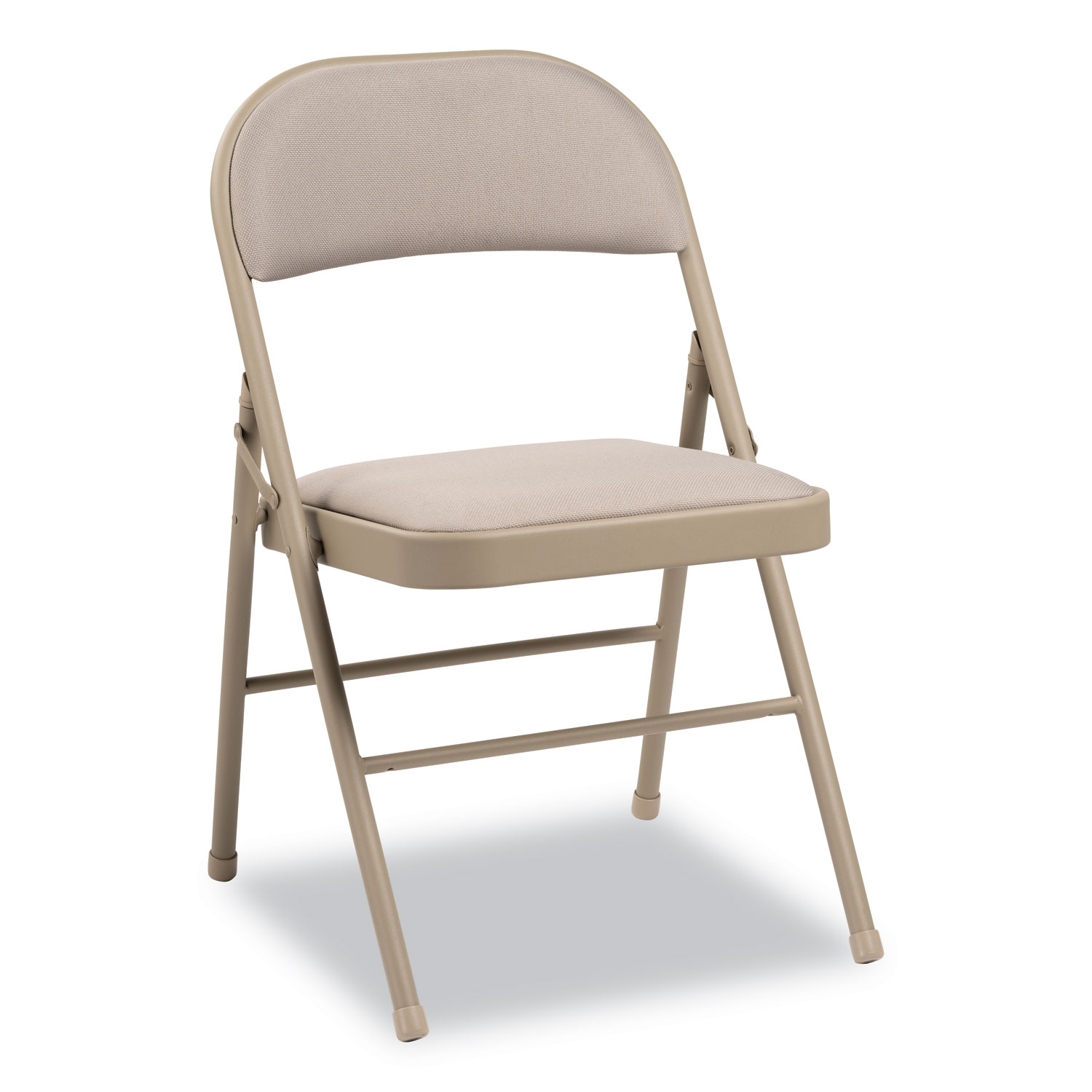  Alera ALEFC97T Steel Folding Chair, Tan Seat/Tan Back, Tan Base, 4/Carton (ALEFCPF7T) 