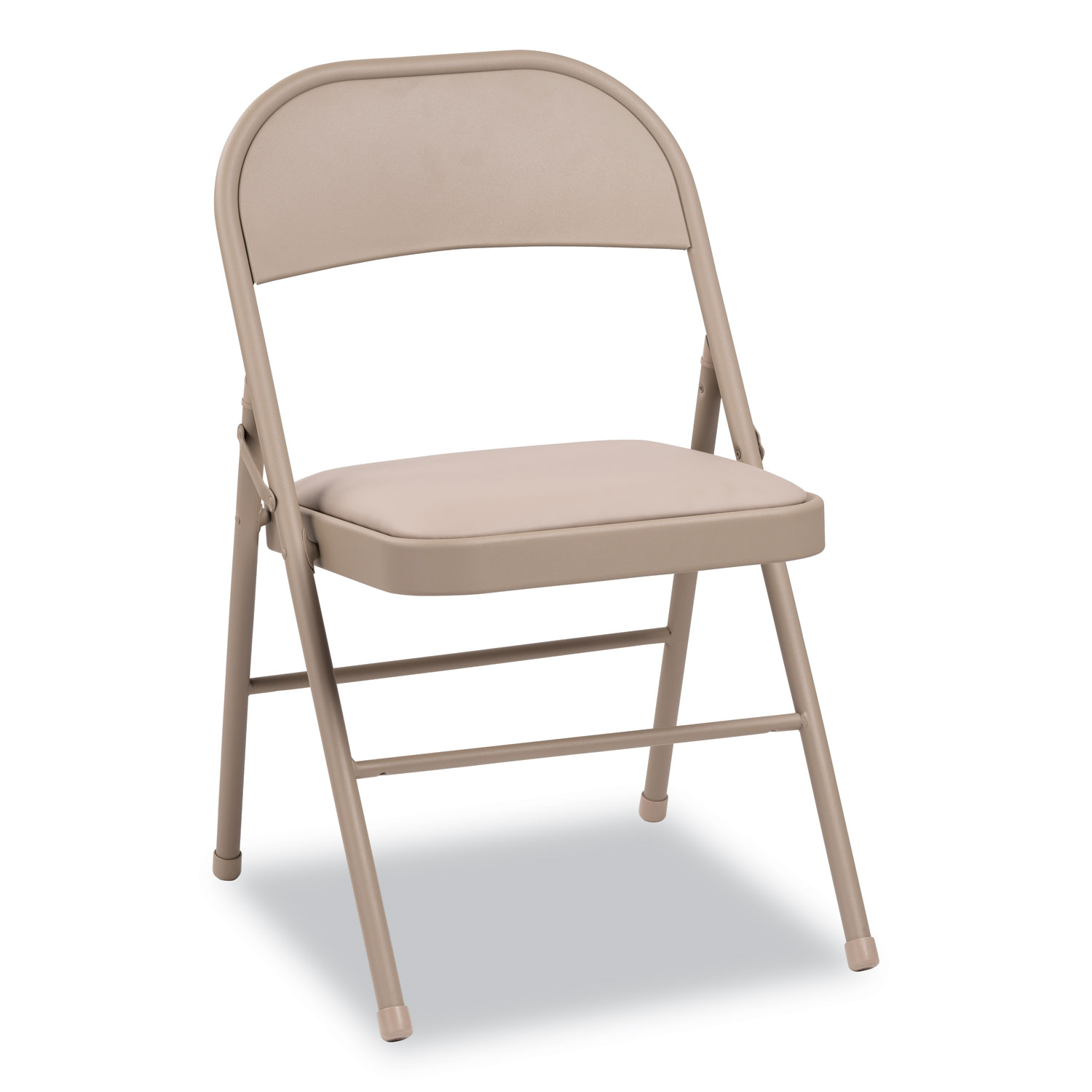  Alera ALEFC94VY50T Steel Folding Chair, Tan Seat/Tan Back, Tan Base, 4/Carton (ALEFCPC5T) 